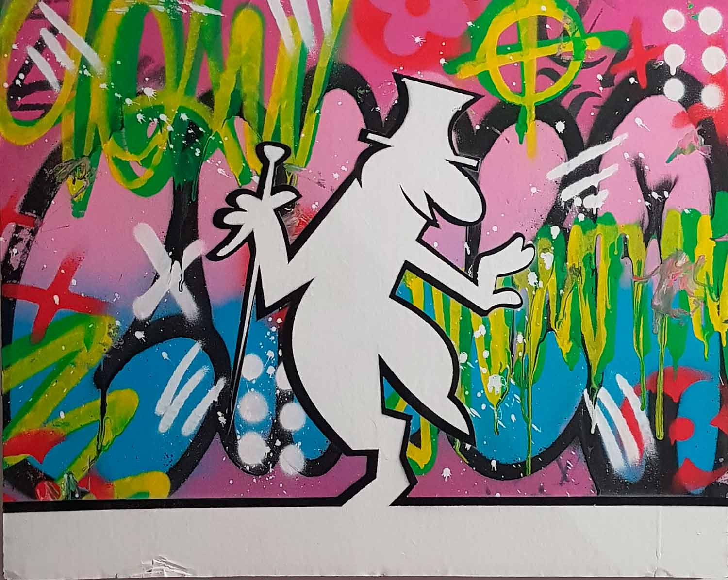 Aiiroh, La Linea, peinture - Galerie de vente et d’achat d’art contemporain en ligne Artalistic