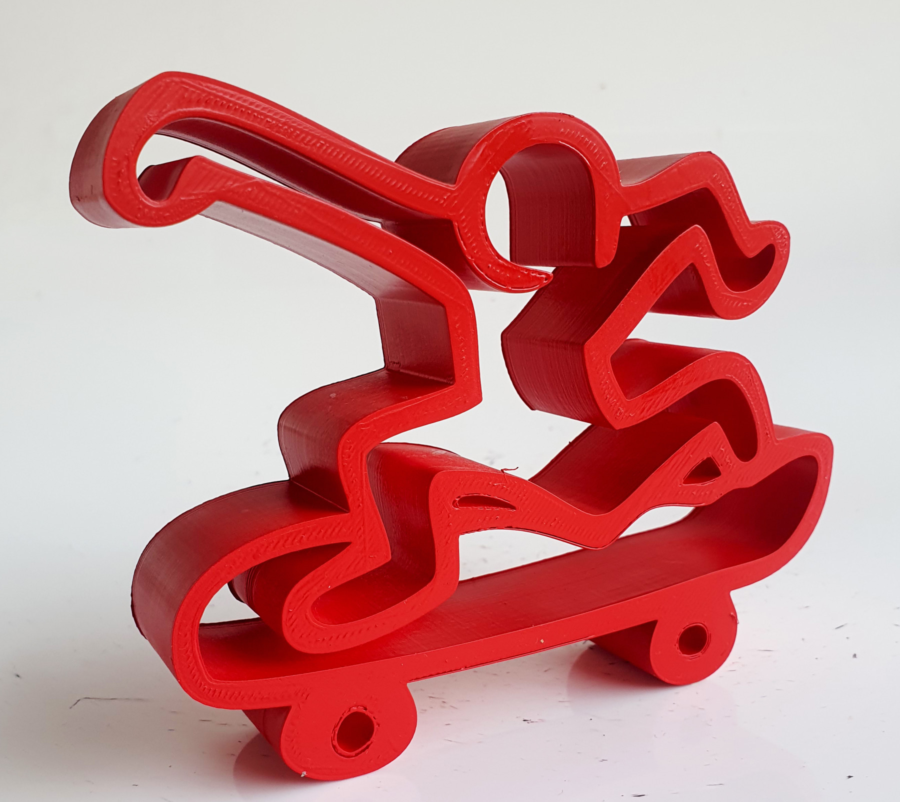 Spyddy, Mini skater Haring, sculpture - Galerie de vente et d’achat d’art contemporain en ligne Artalistic