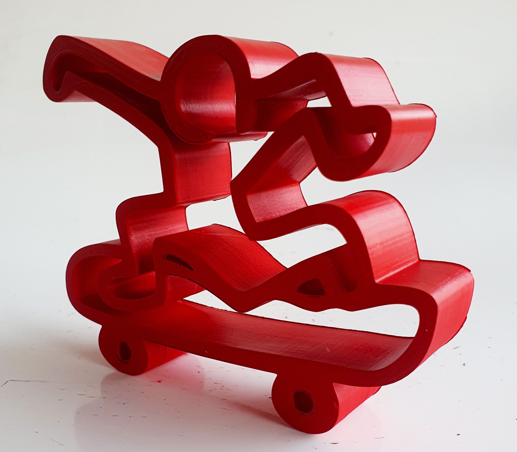 Spyddy, Mini skater Haring, sculpture - Galerie de vente et d’achat d’art contemporain en ligne Artalistic