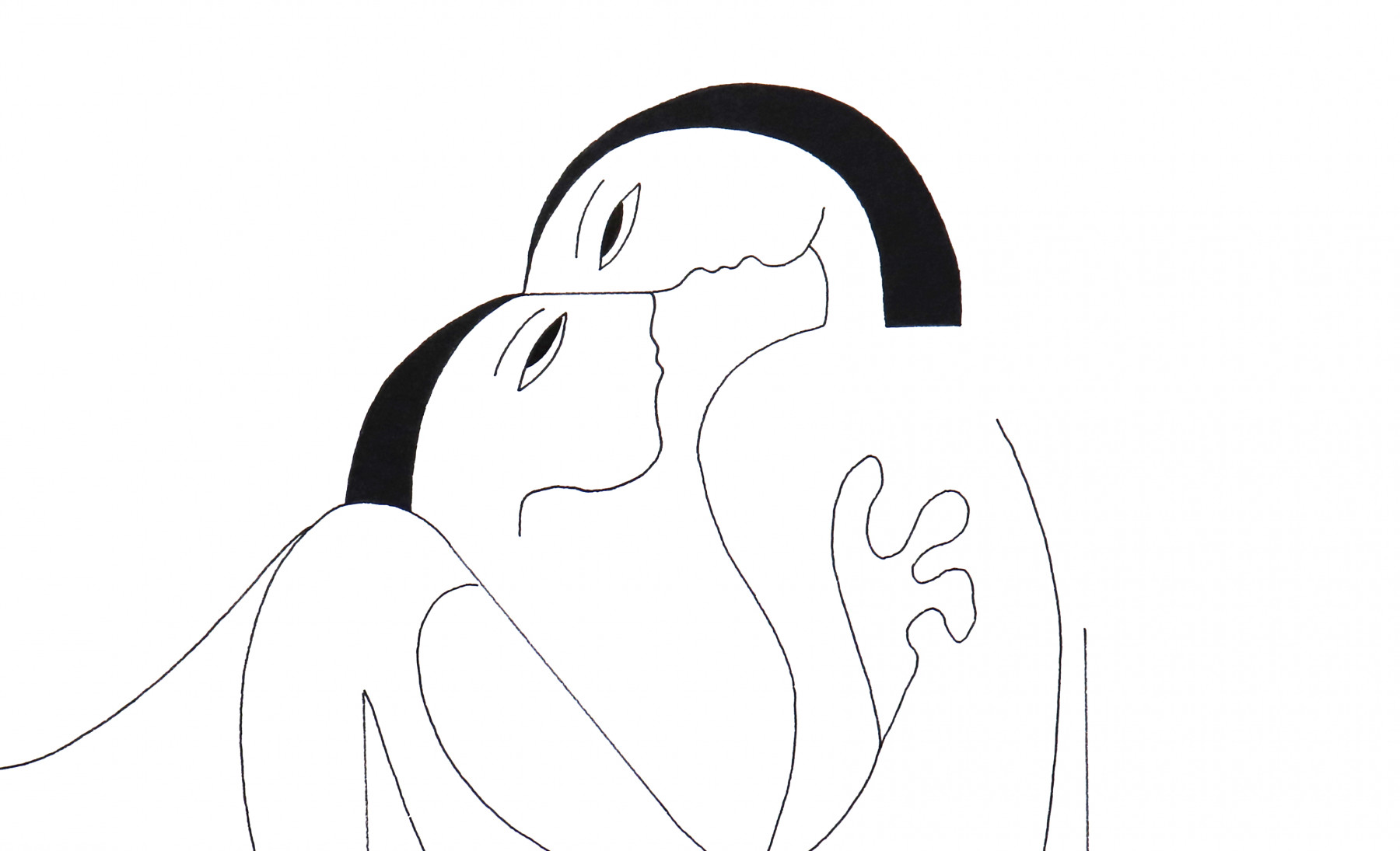Hildegarde Handsaeme, Bound of love II, dessin - Galerie de vente et d’achat d’art contemporain en ligne Artalistic