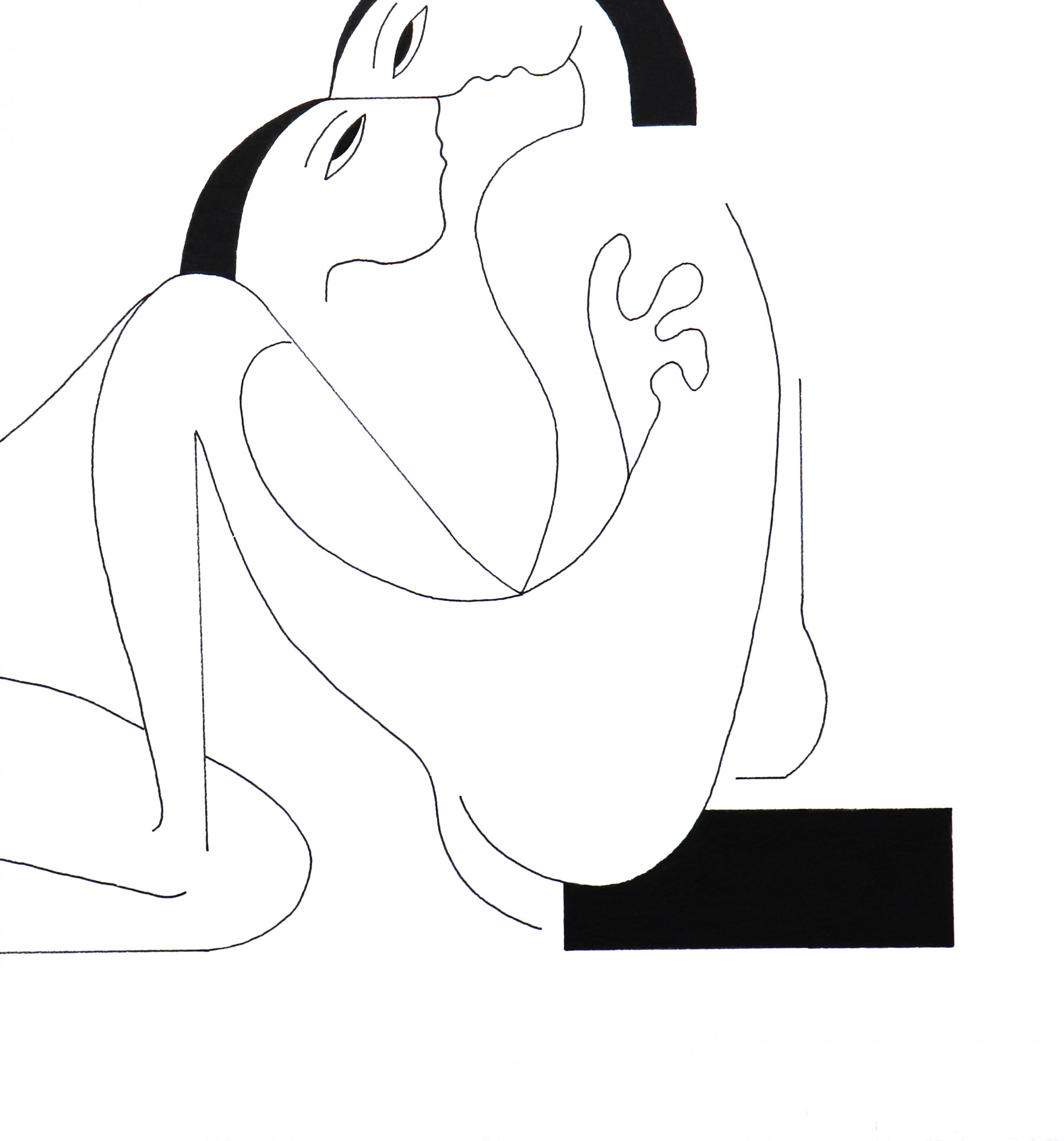 Hildegarde Handsaeme, Bound of love II, dessin - Galerie de vente et d’achat d’art contemporain en ligne Artalistic