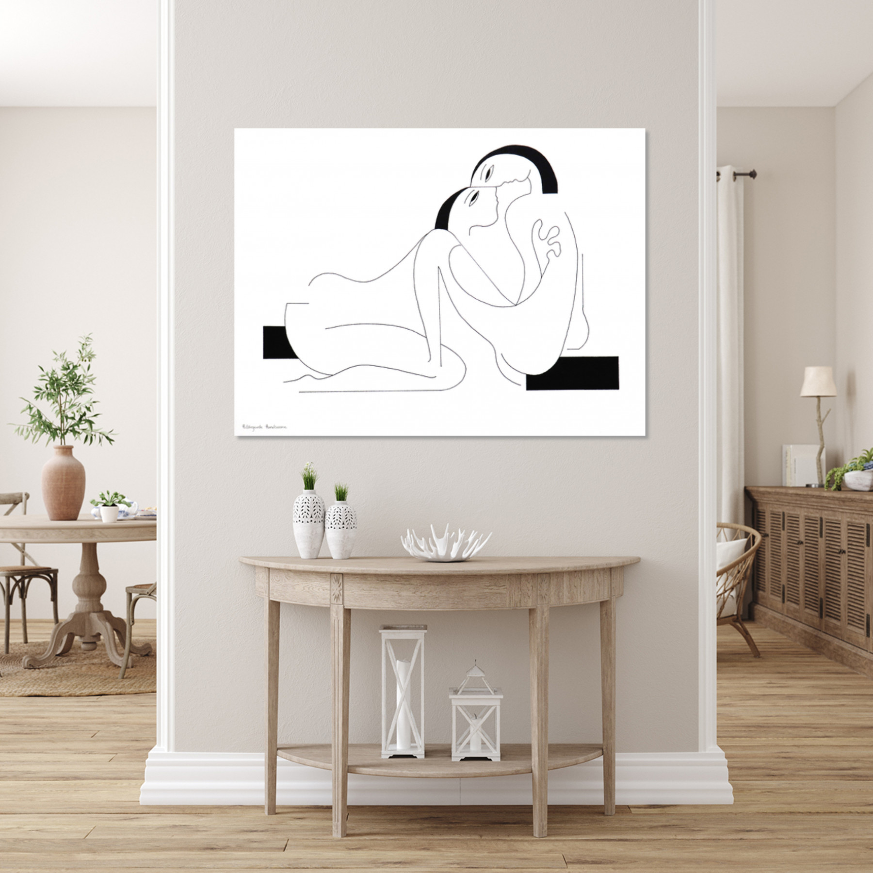 Hildegarde Handsaeme, Bound of love II, dessin - Galerie de vente et d’achat d’art contemporain en ligne Artalistic