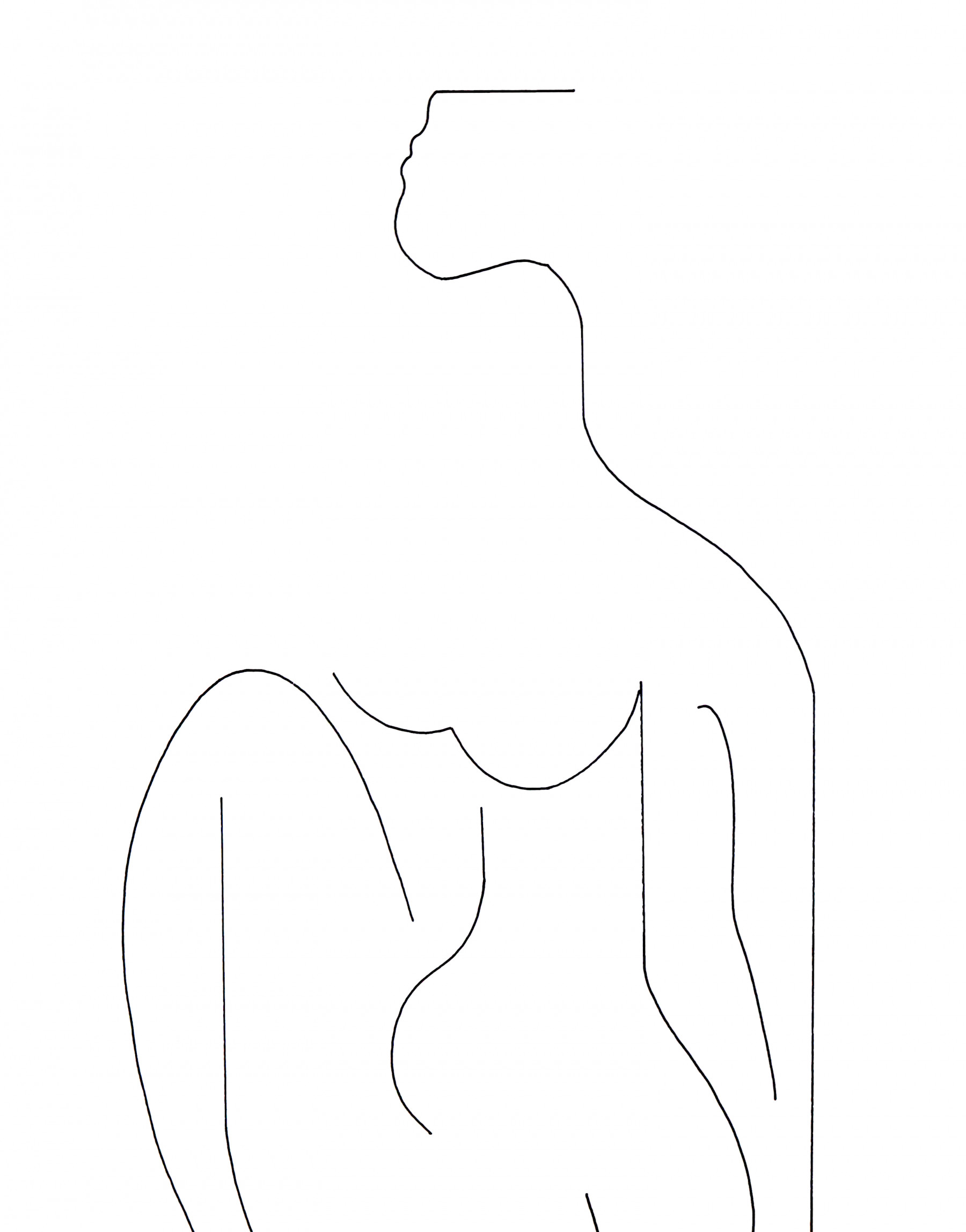 Hildegarde Handsaeme, Elégance tracée, drawing - Artalistic online contemporary art buying and selling gallery