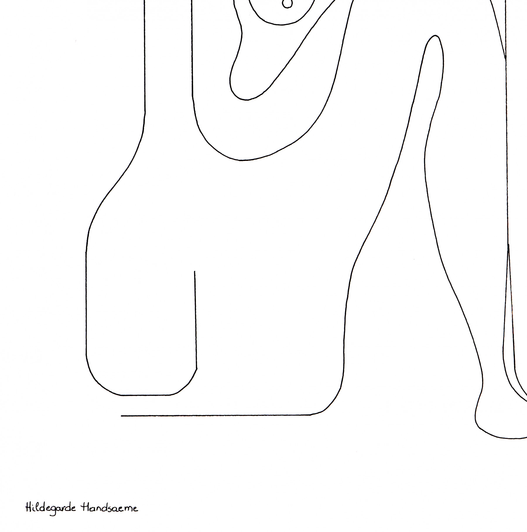 Hildegarde Handsaeme, L'echo intime, dessin - Galerie de vente et d’achat d’art contemporain en ligne Artalistic