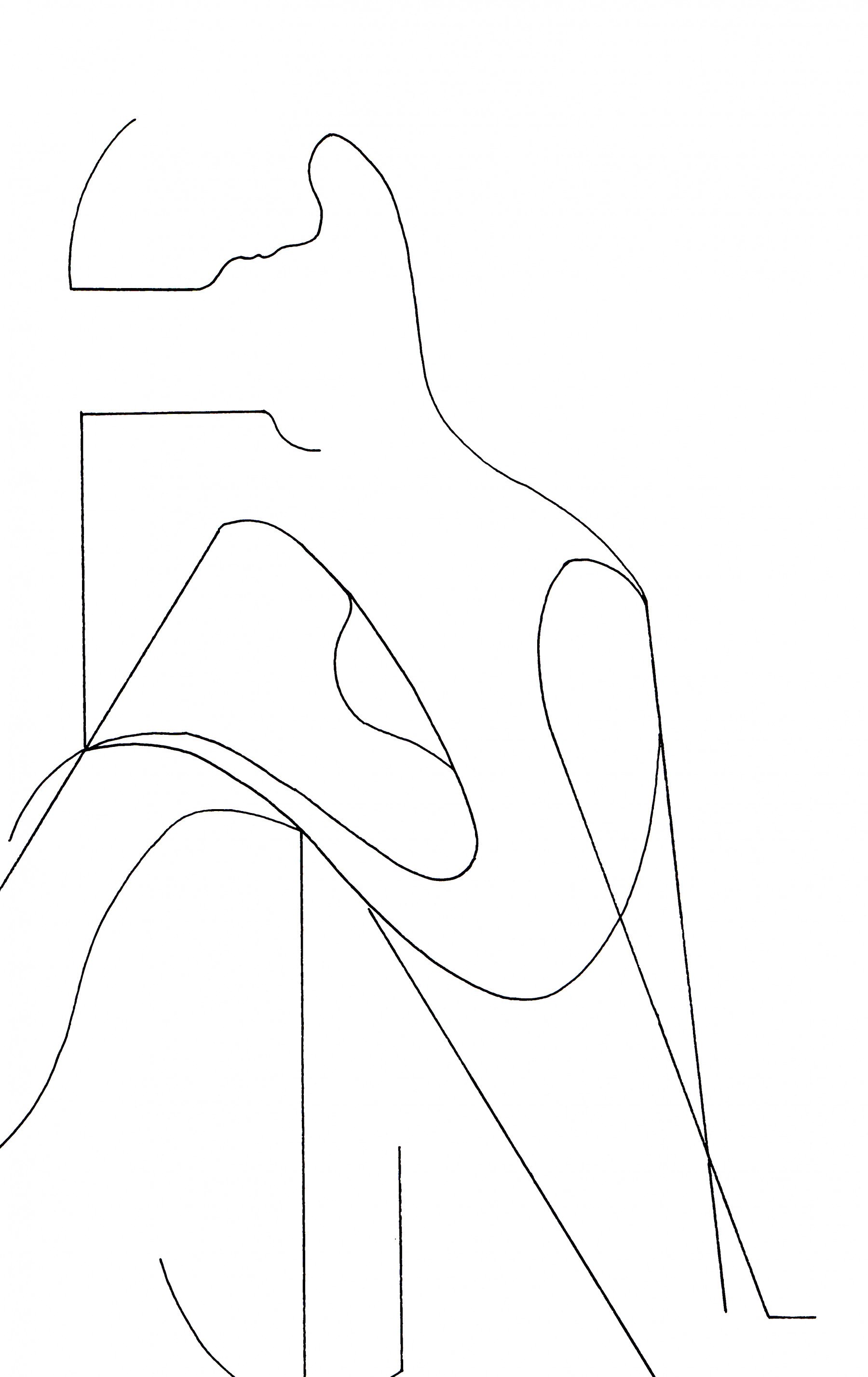 Hildegarde Handsaeme, Poésie des lignes, drawing - Artalistic online contemporary art buying and selling gallery