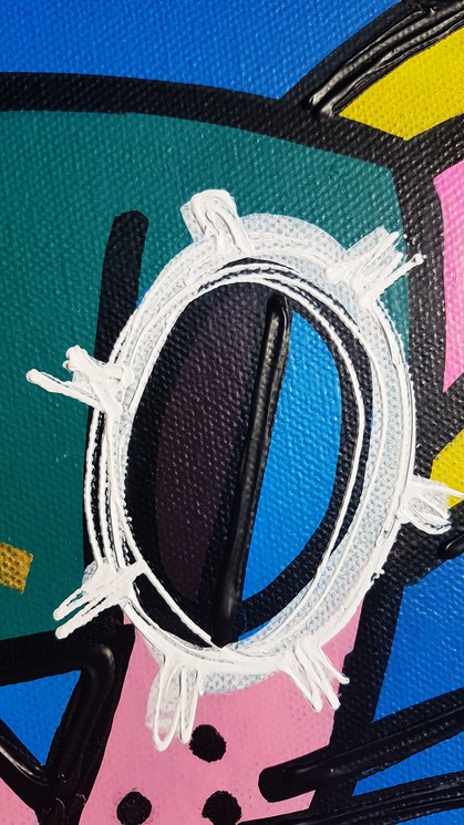 Pickwick, Dog my cat, peinture - Galerie de vente et d’achat d’art contemporain en ligne Artalistic