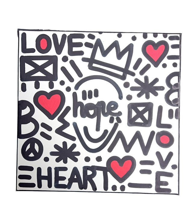 Mr.Hope, King love, peinture - Galerie de vente et d’achat d’art contemporain en ligne Artalistic