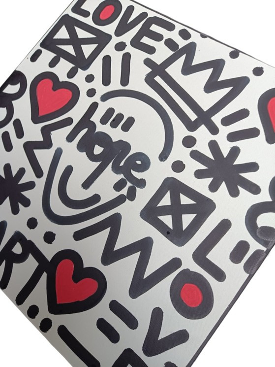 Mr.Hope, King love, peinture - Galerie de vente et d’achat d’art contemporain en ligne Artalistic