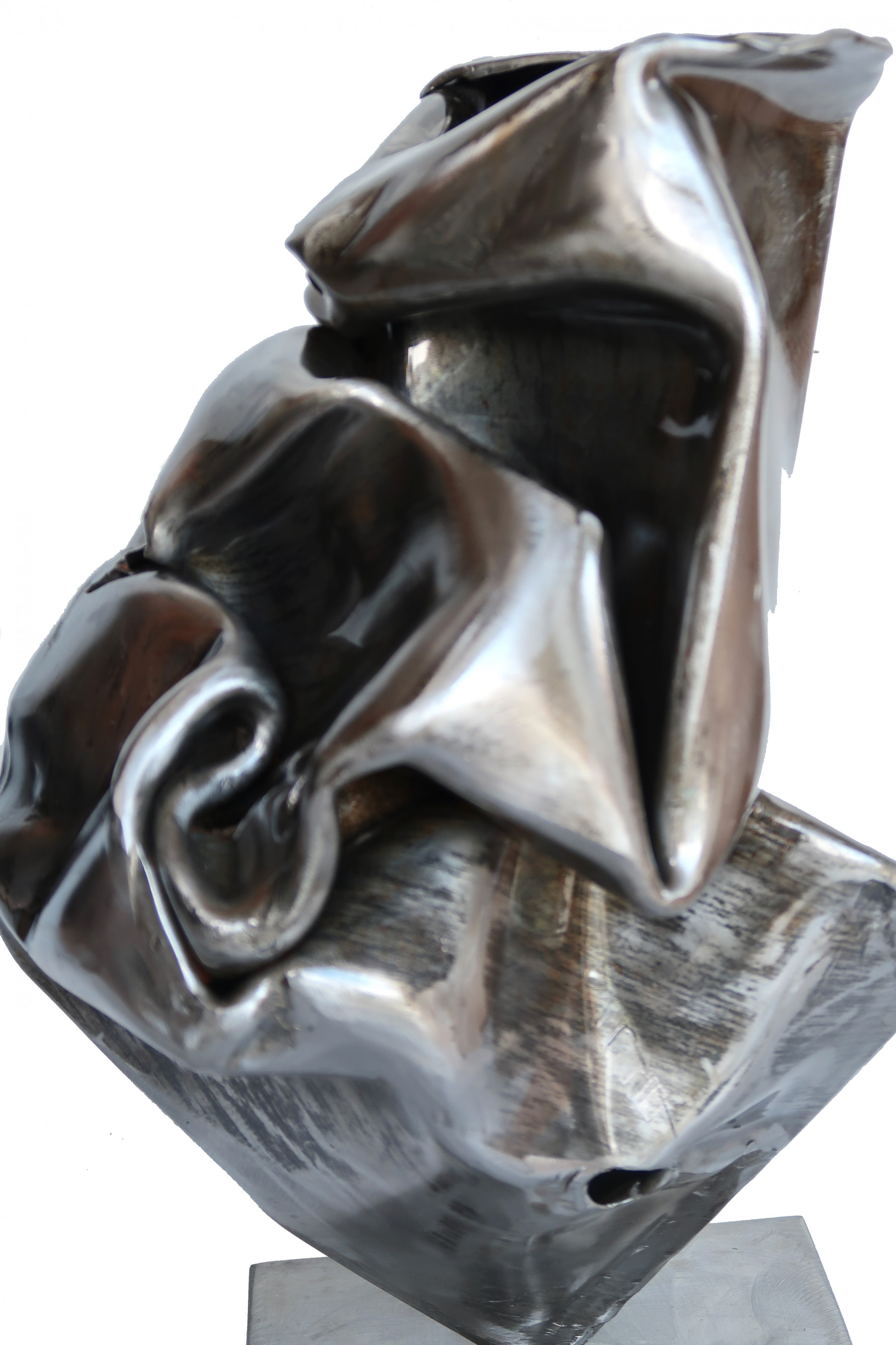 Martinez, Compression tubular, sculpture - Galerie de vente et d’achat d’art contemporain en ligne Artalistic