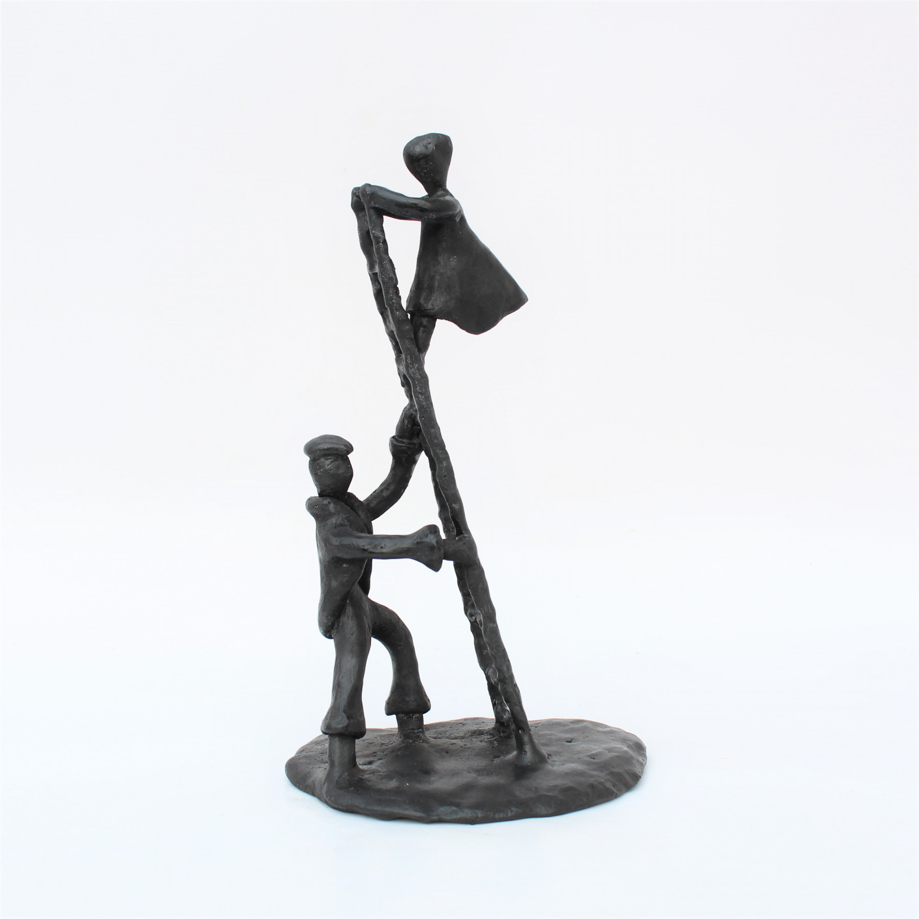 Didier Fournier, L'échelle, sculpture - Galerie de vente et d’achat d’art contemporain en ligne Artalistic