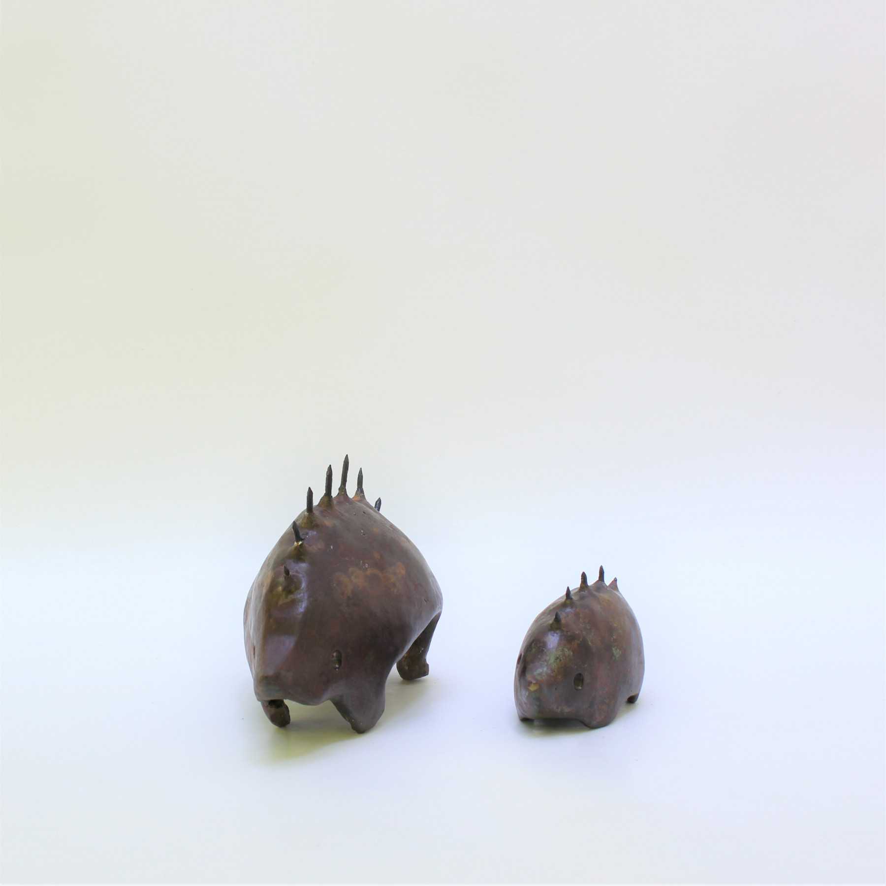 Didier Fournier, Hérissons, sculpture - Galerie de vente et d’achat d’art contemporain en ligne Artalistic