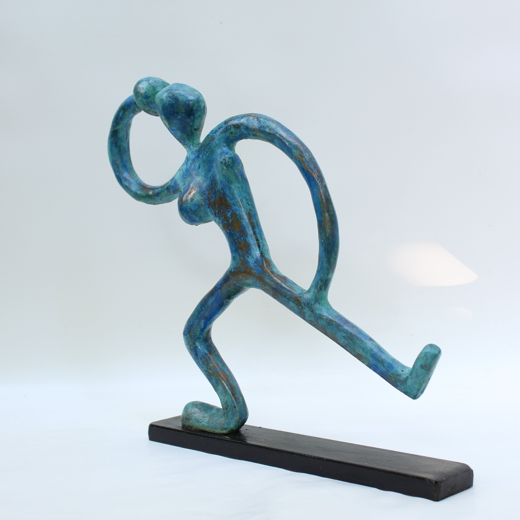 Didier Fournier, Lancer du poids, sculpture - Galerie de vente et d’achat d’art contemporain en ligne Artalistic