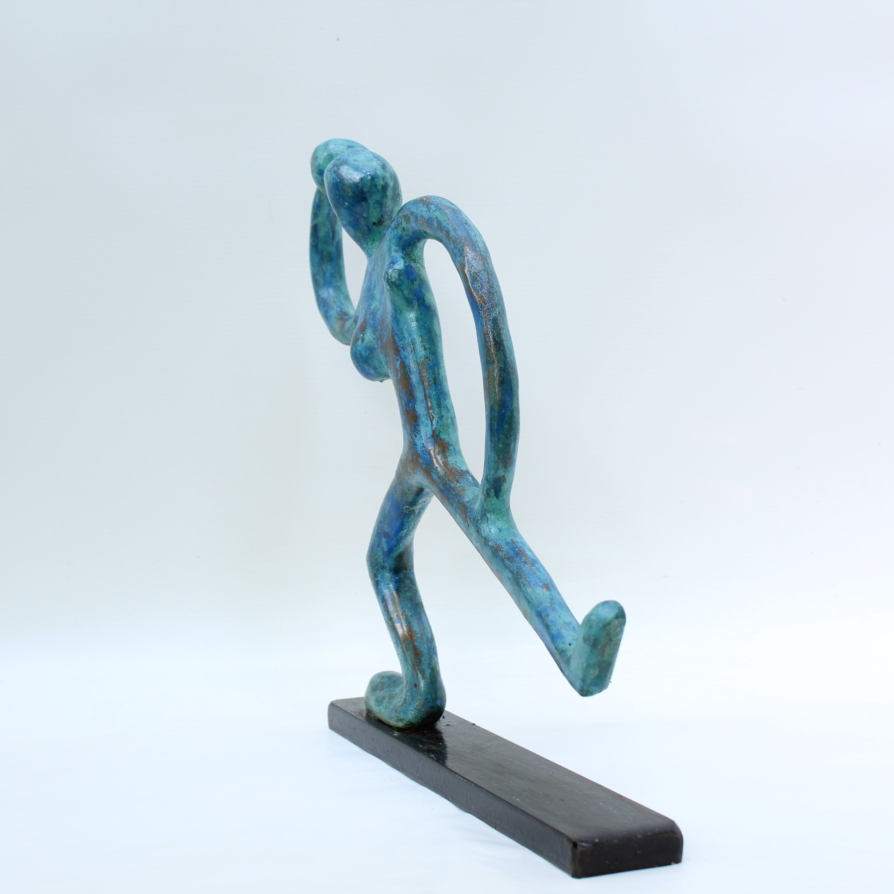 Didier Fournier, Lancer du poids, sculpture - Galerie de vente et d’achat d’art contemporain en ligne Artalistic
