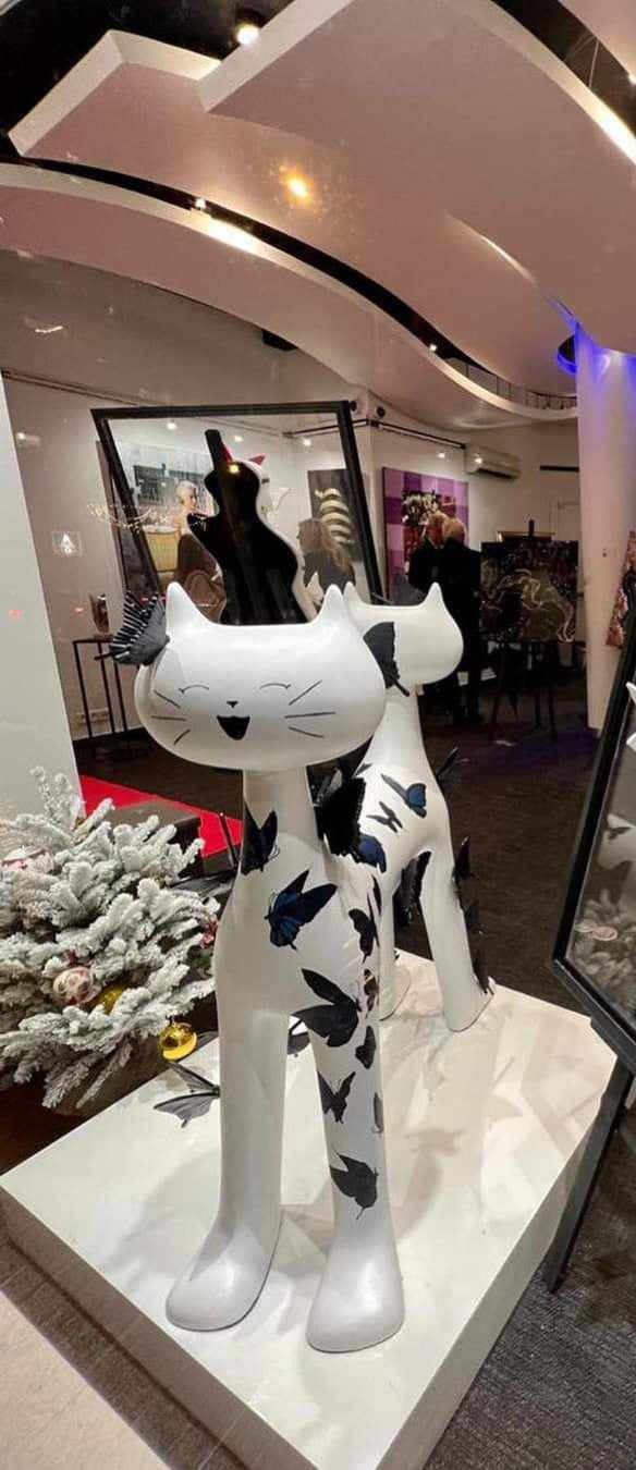 Mouna Ben Ahmed, Catfly, sculpture - Galerie de vente et d’achat d’art contemporain en ligne Artalistic