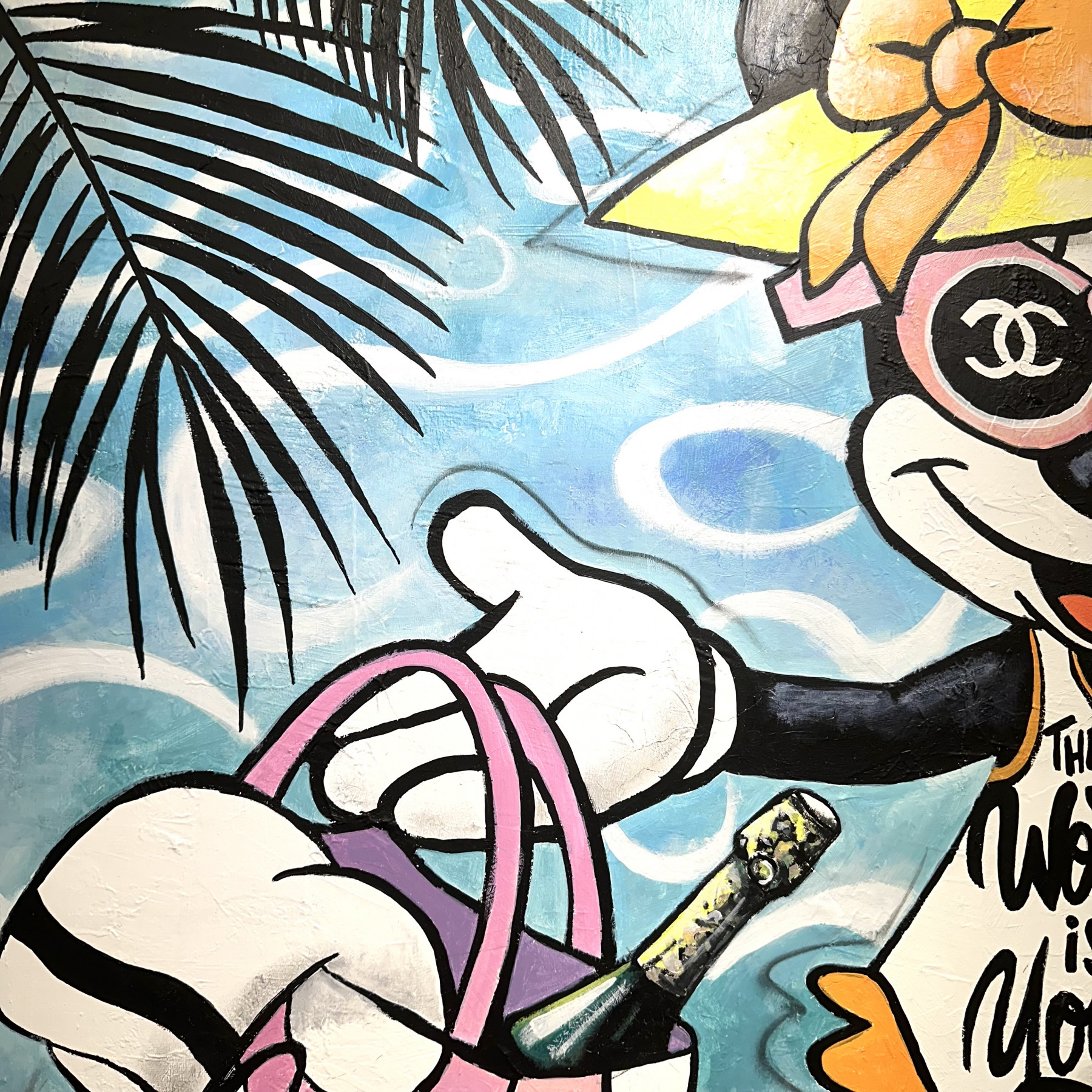 Patrick Cornée, Minnie Mouse, peinture - Galerie de vente et d’achat d’art contemporain en ligne Artalistic
