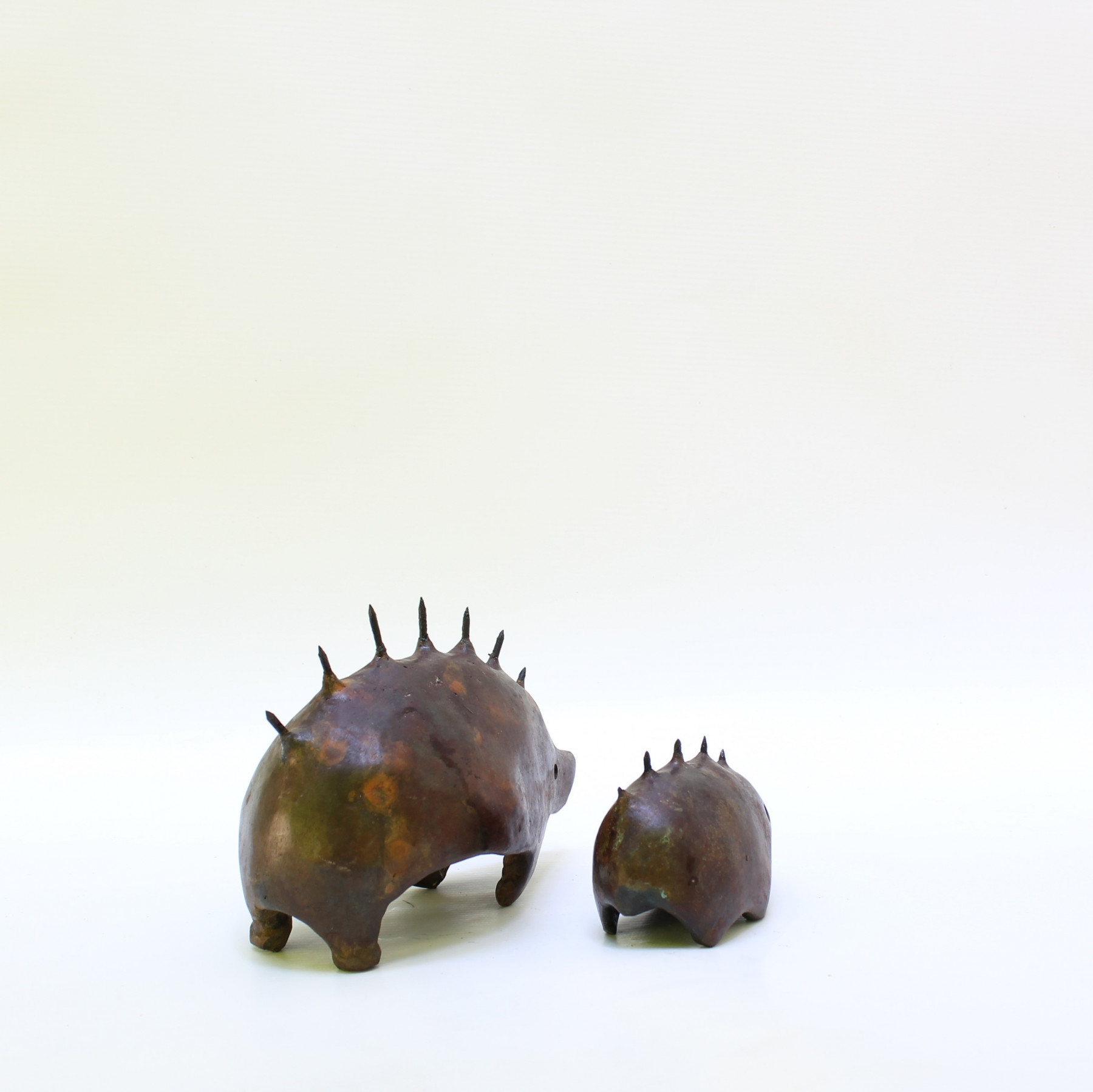 Didier Fournier, Hérissons, sculpture - Galerie de vente et d’achat d’art contemporain en ligne Artalistic
