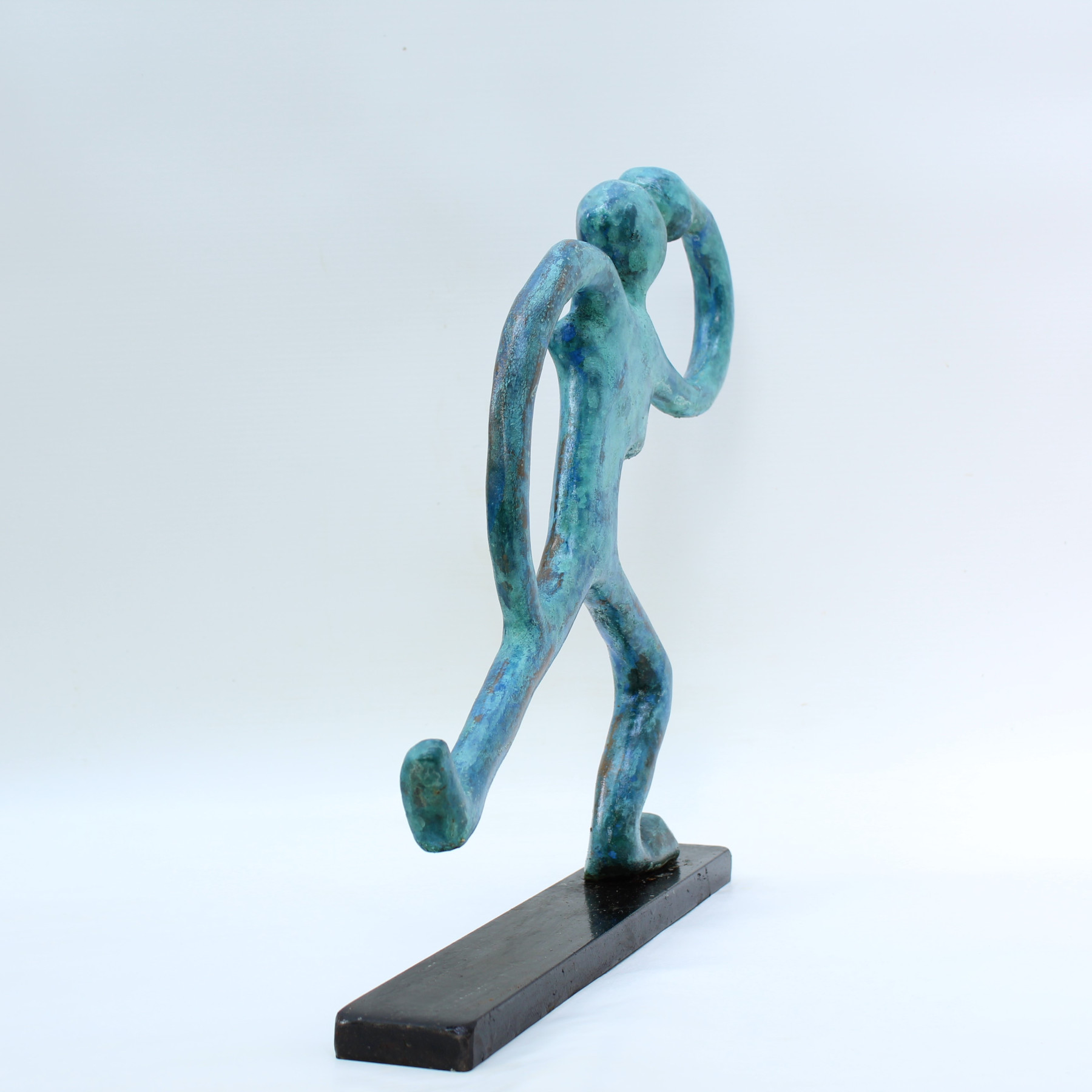 Didier Fournier, Lancer du poids, sculpture - Galerie de vente et d’achat d’art contemporain en ligne Artalistic