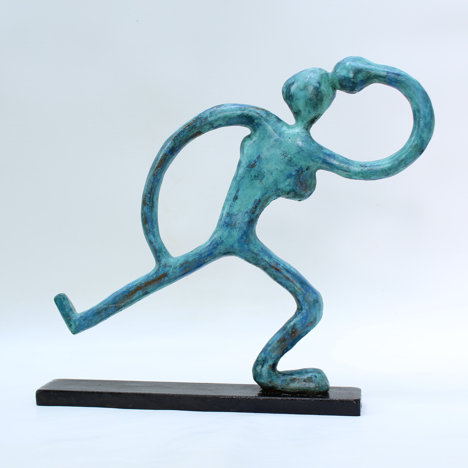 Didier Fournier, Lancer du poids, sculpture - Galerie de vente et d’achat d’art contemporain en ligne Artalistic