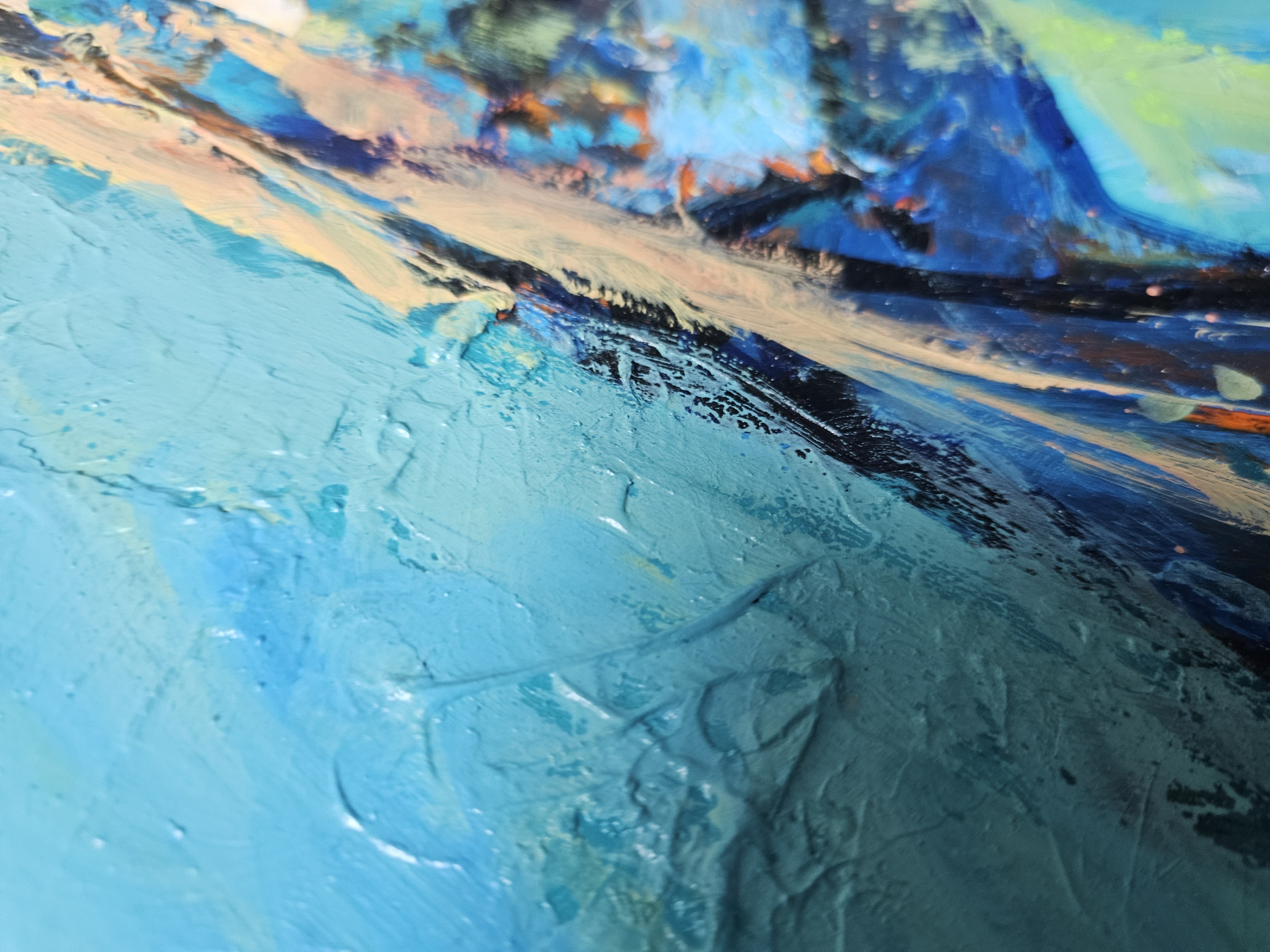 Patrick Brière, Au bout du bout, peinture - Galerie de vente et d’achat d’art contemporain en ligne Artalistic