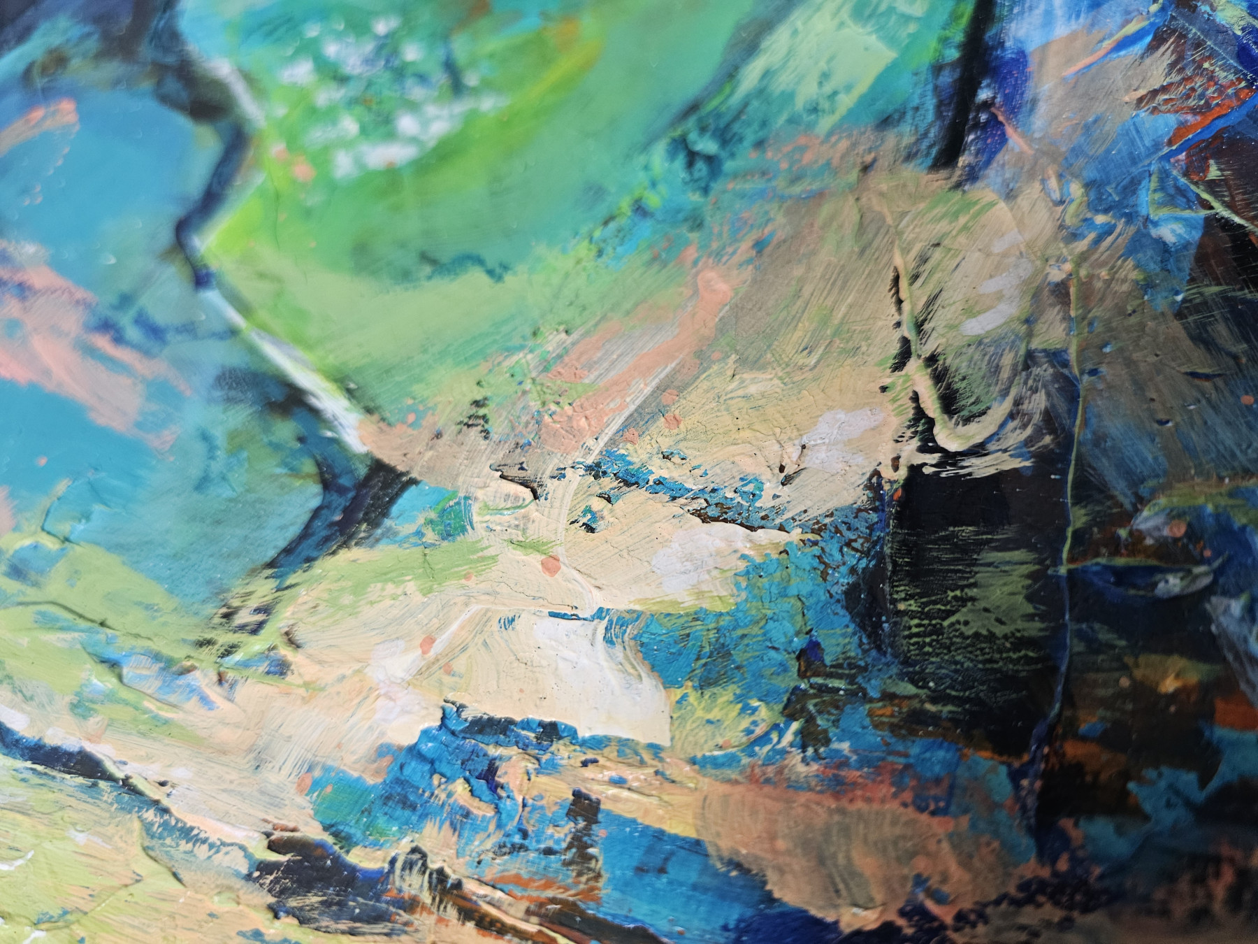 Patrick Brière, Au bout du bout, peinture - Galerie de vente et d’achat d’art contemporain en ligne Artalistic