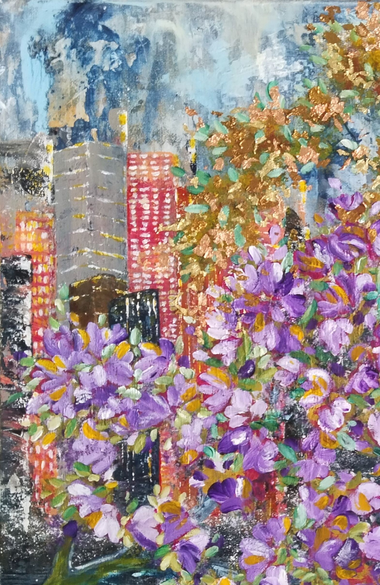 Anne Robin, Avis de tempête, peinture - Galerie de vente et d’achat d’art contemporain en ligne Artalistic