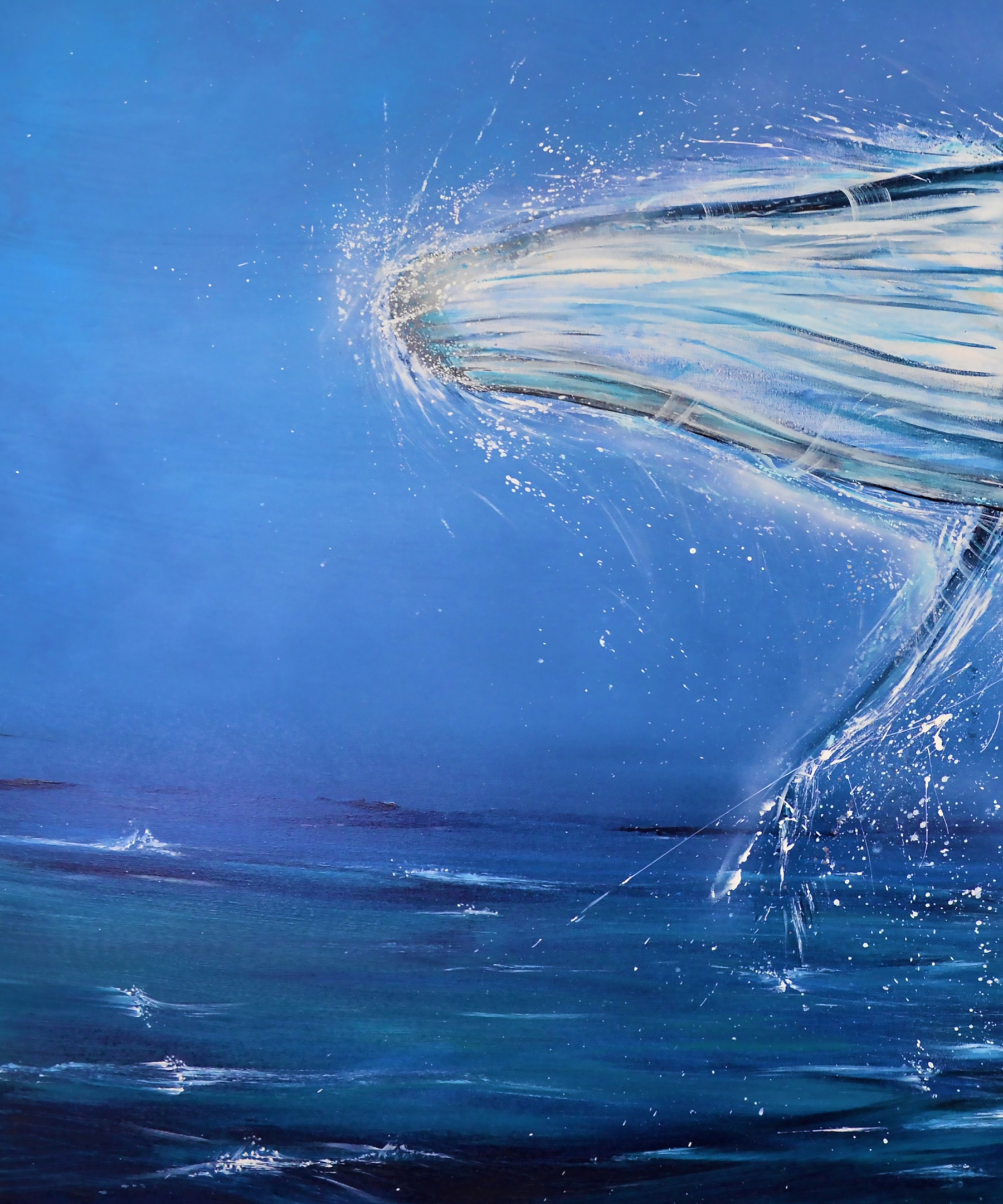 Tolliac, Baleine, peinture - Galerie de vente et d’achat d’art contemporain en ligne Artalistic