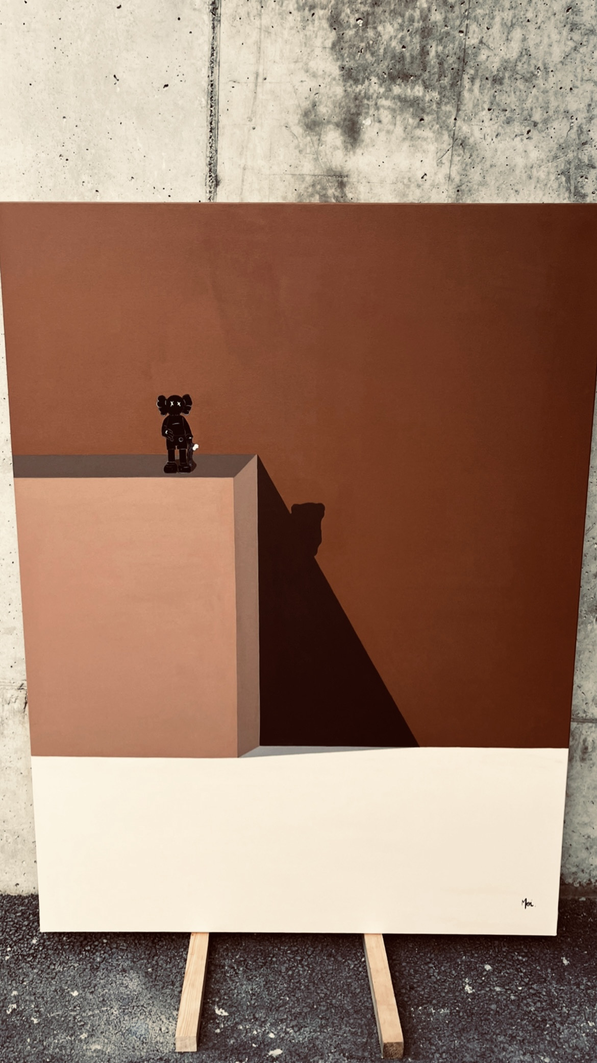 Moi., Entre ligne et lumière, peinture - Galerie de vente et d’achat d’art contemporain en ligne Artalistic