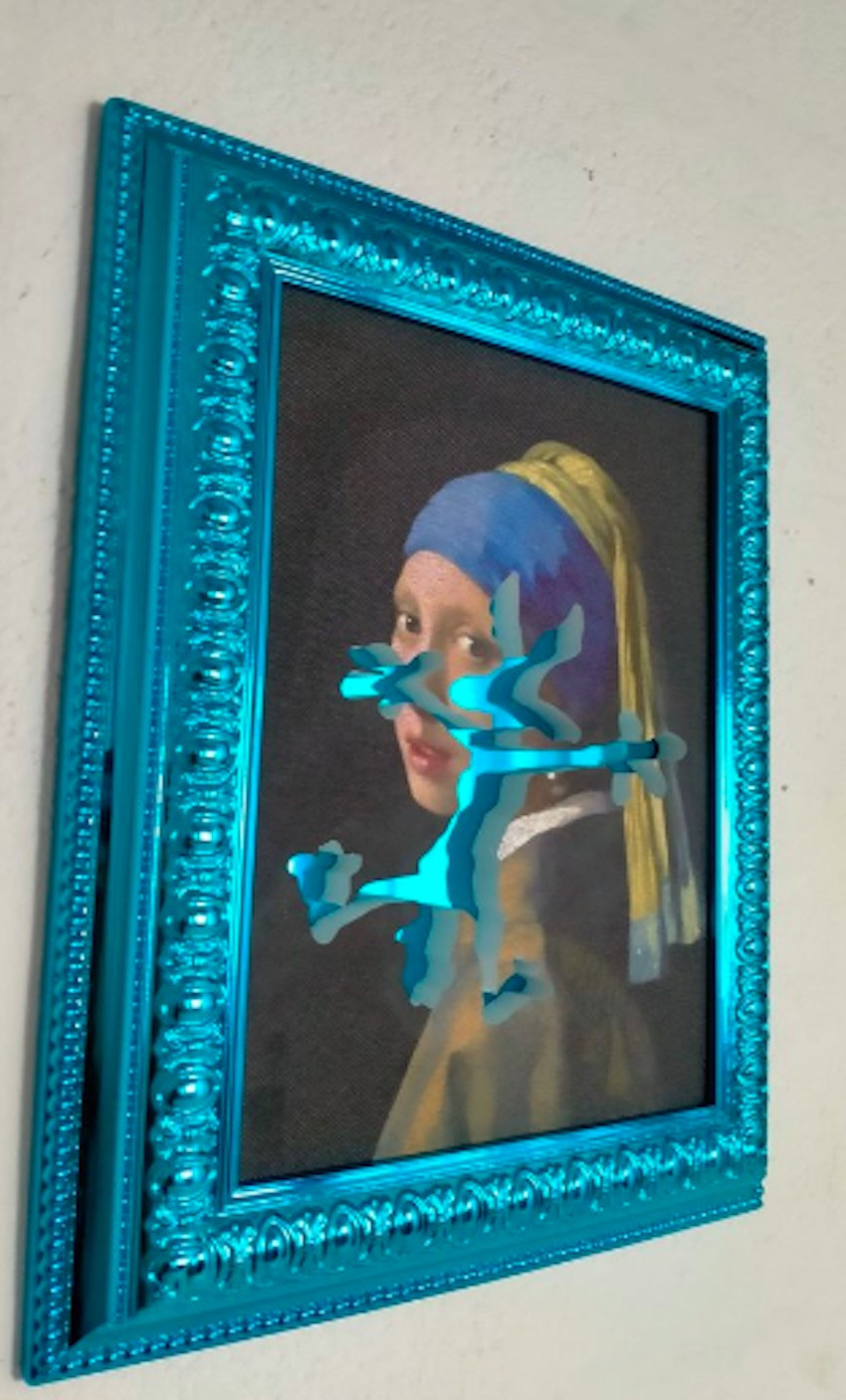 Sagrasse, I'm sorry Vermeer, peinture - Galerie de vente et d’achat d’art contemporain en ligne Artalistic