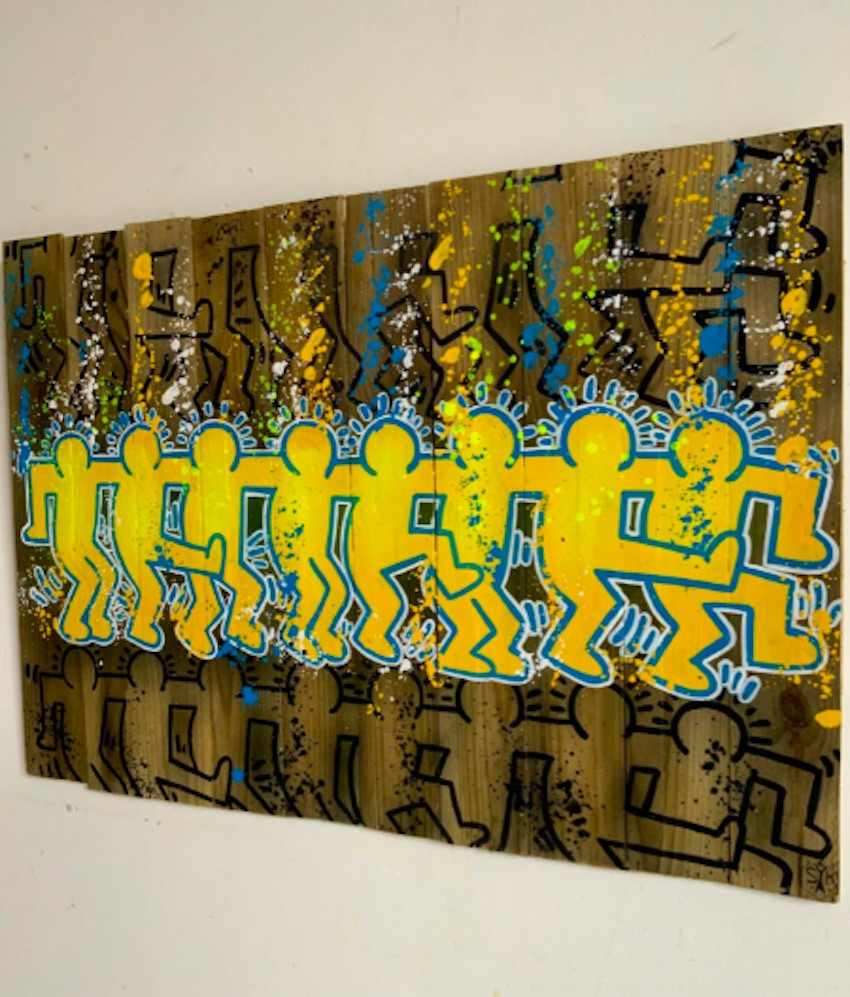 Skayzoo, Joy of motion, peinture - Galerie de vente et d’achat d’art contemporain en ligne Artalistic