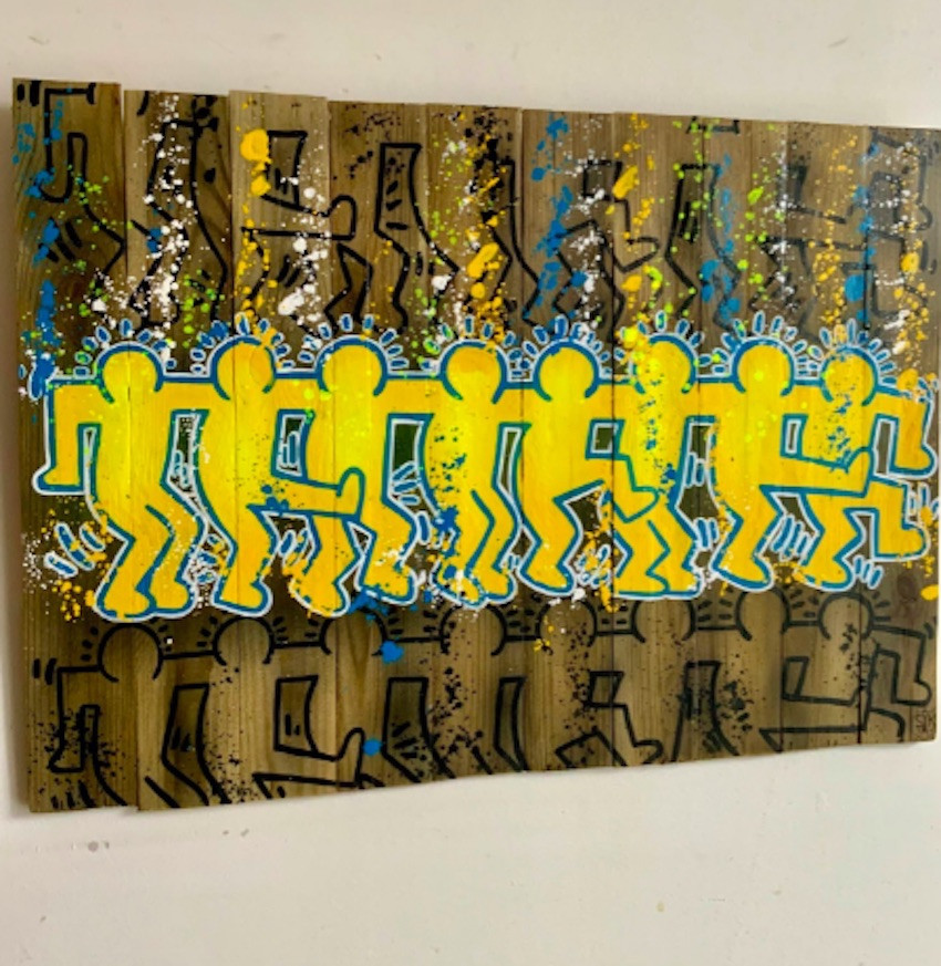 Skayzoo, Joy of motion, peinture - Galerie de vente et d’achat d’art contemporain en ligne Artalistic