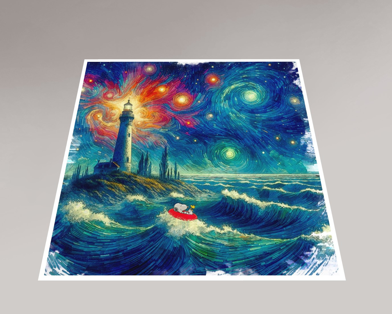 Benny Arte, Snoopy nuit paisible, edition - Galerie de vente et d’achat d’art contemporain en ligne Artalistic
