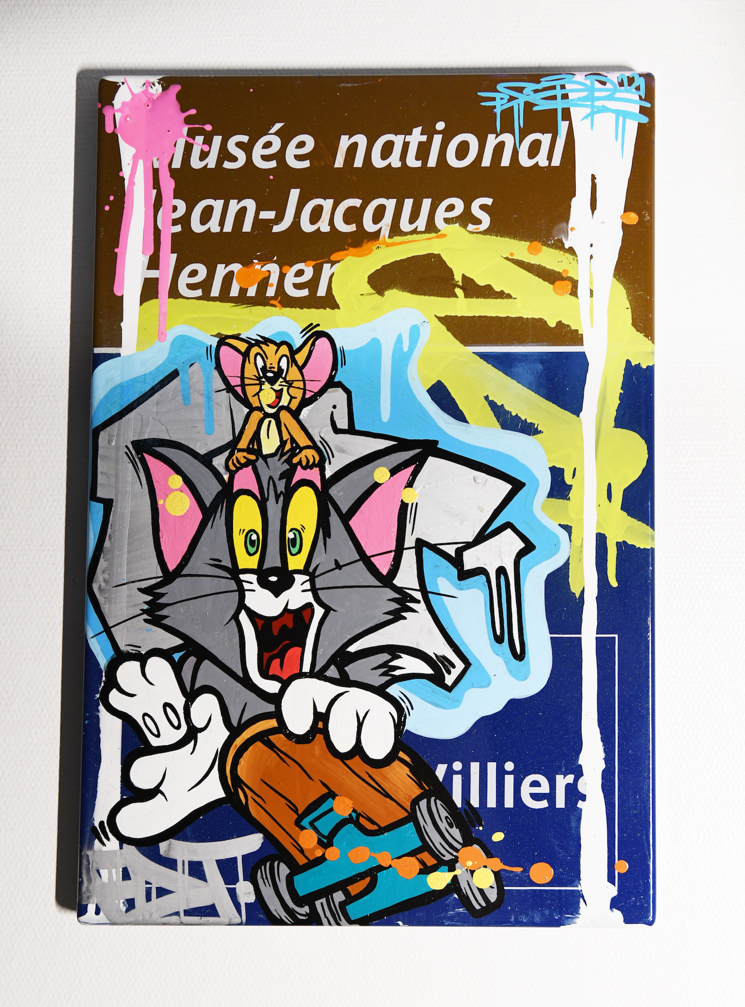 Fat, Tom&Jerry skateboard, peinture - Galerie de vente et d’achat d’art contemporain en ligne Artalistic