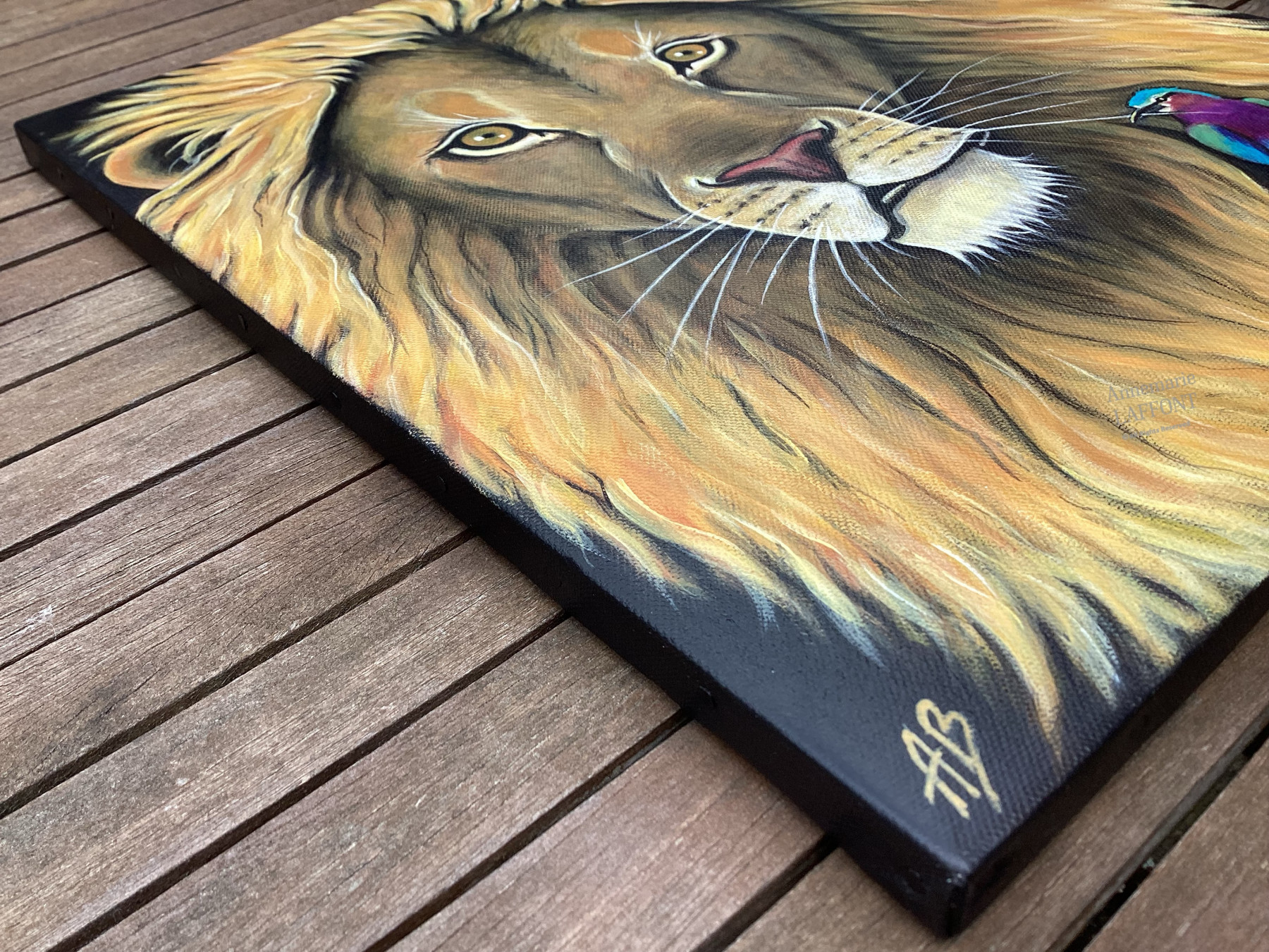 Annemarie Laffont, la sieste était longue, peinture - Galerie de vente et d’achat d’art contemporain en ligne Artalistic