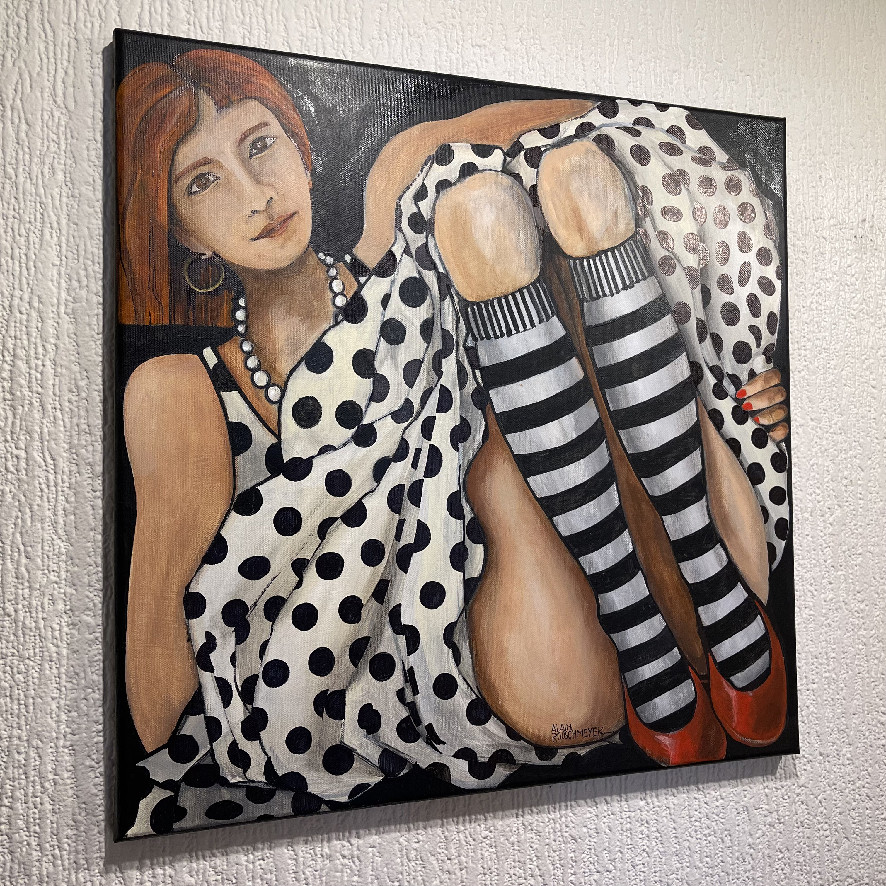 Alain Rouschmeyer, Dans sa bulle, peinture - Galerie de vente et d’achat d’art contemporain en ligne Artalistic