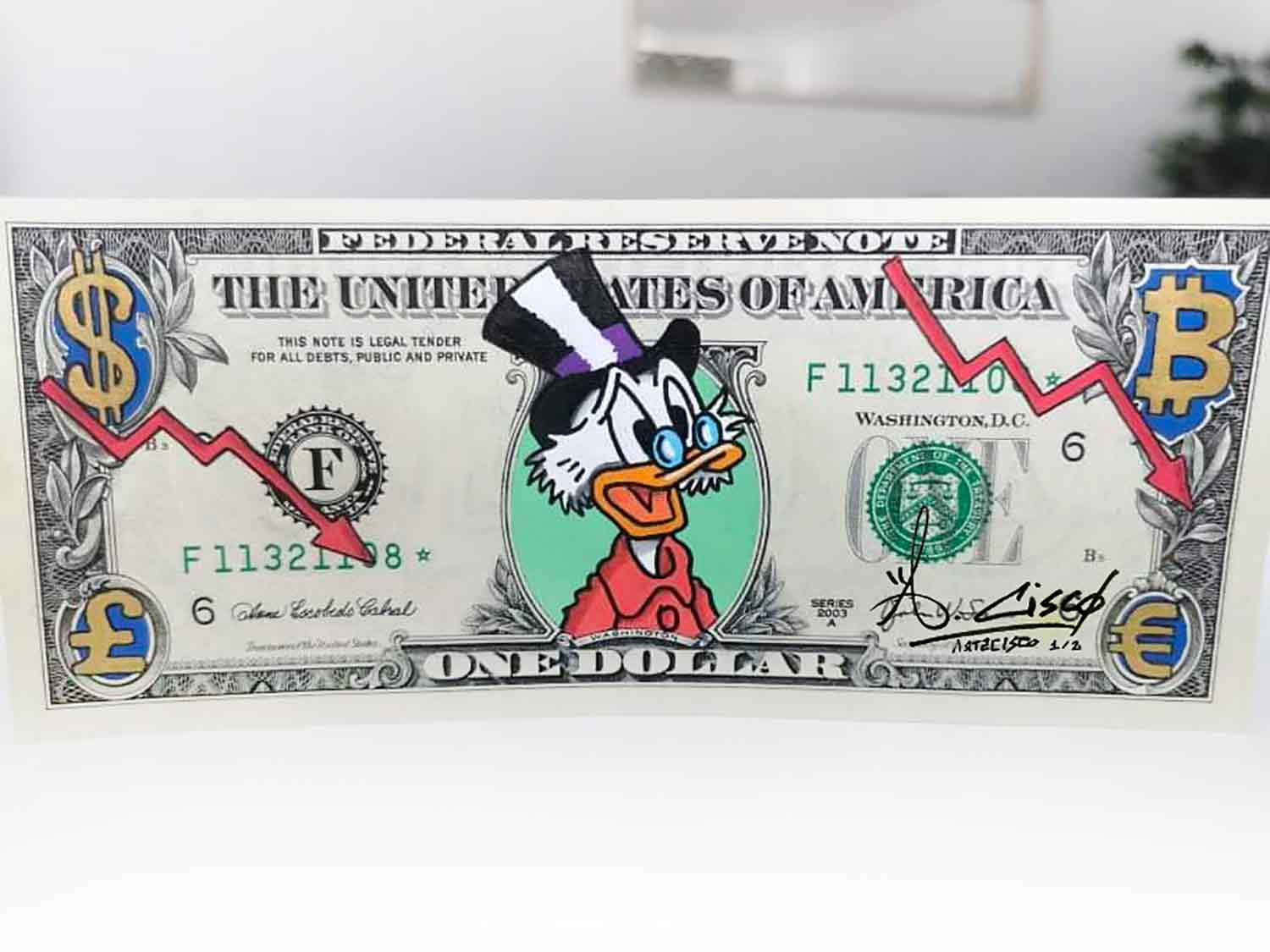 Cisco, Don't panic, dessin - Galerie de vente et d’achat d’art contemporain en ligne Artalistic