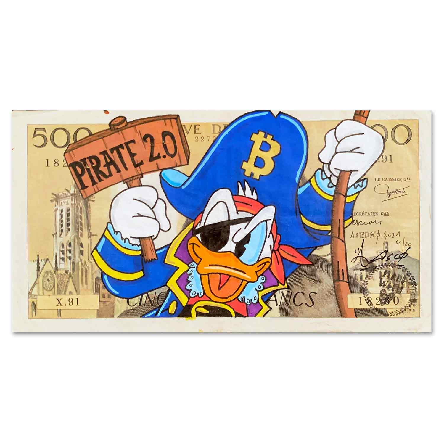 Cisco, Pirate 2.0, dessin - Galerie de vente et d’achat d’art contemporain en ligne Artalistic