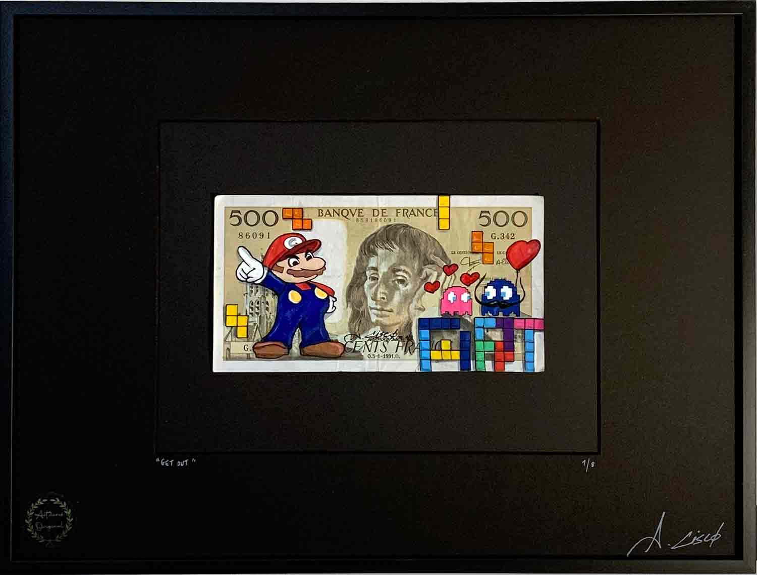 Cisco, GetOut, dessin - Galerie de vente et d’achat d’art contemporain en ligne Artalistic