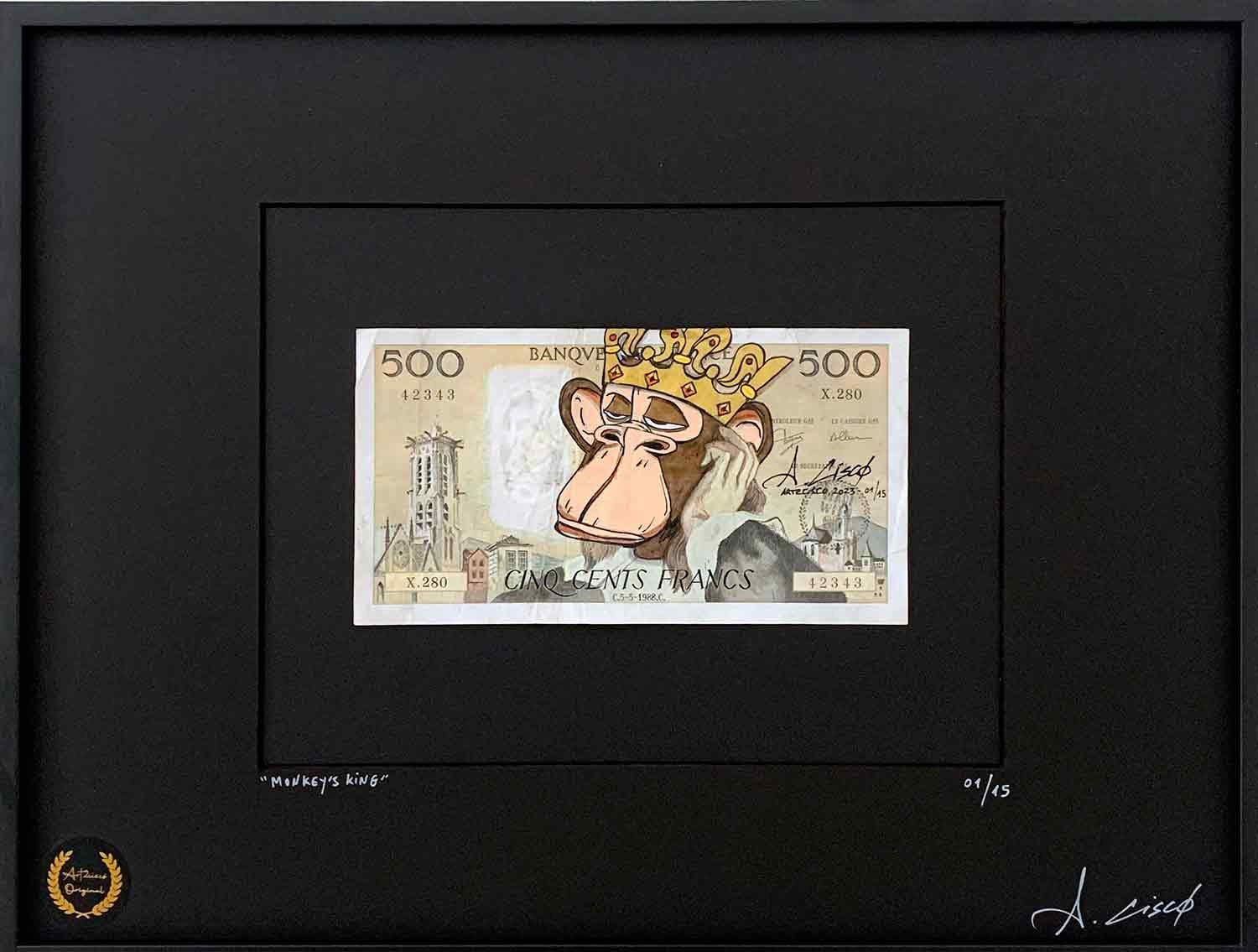 Cisco, Monkey's King, dessin - Galerie de vente et d’achat d’art contemporain en ligne Artalistic