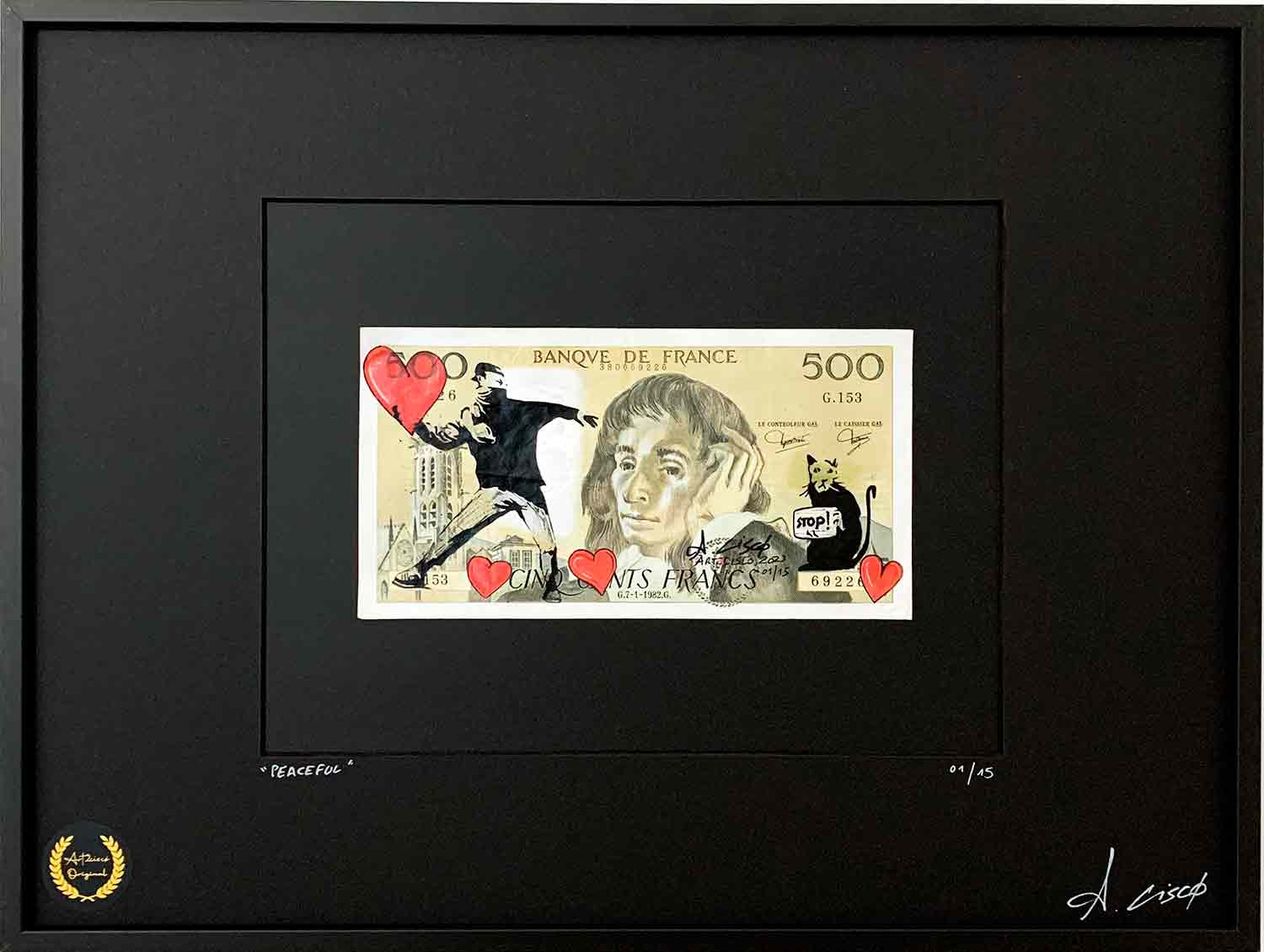Cisco, Peaceful, dessin - Galerie de vente et d’achat d’art contemporain en ligne Artalistic