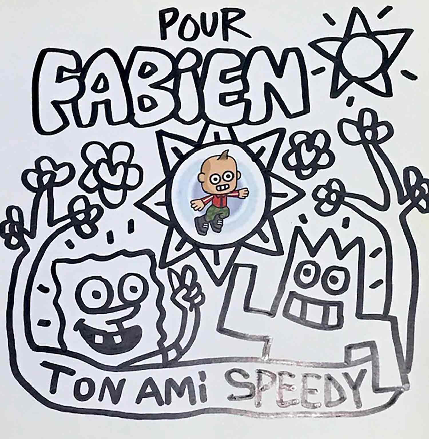 Speedy Graphito, Sans titre, dessin - Galerie de vente et d’achat d’art contemporain en ligne Artalistic