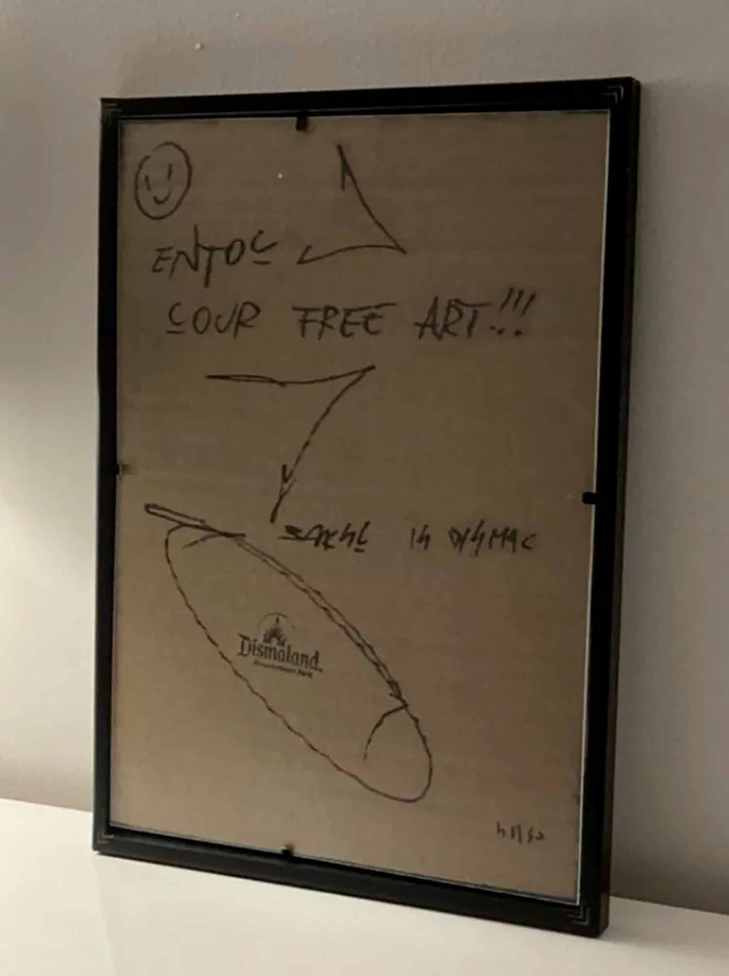 Banksy, Blanche neige, dessin - Galerie de vente et d’achat d’art contemporain en ligne Artalistic