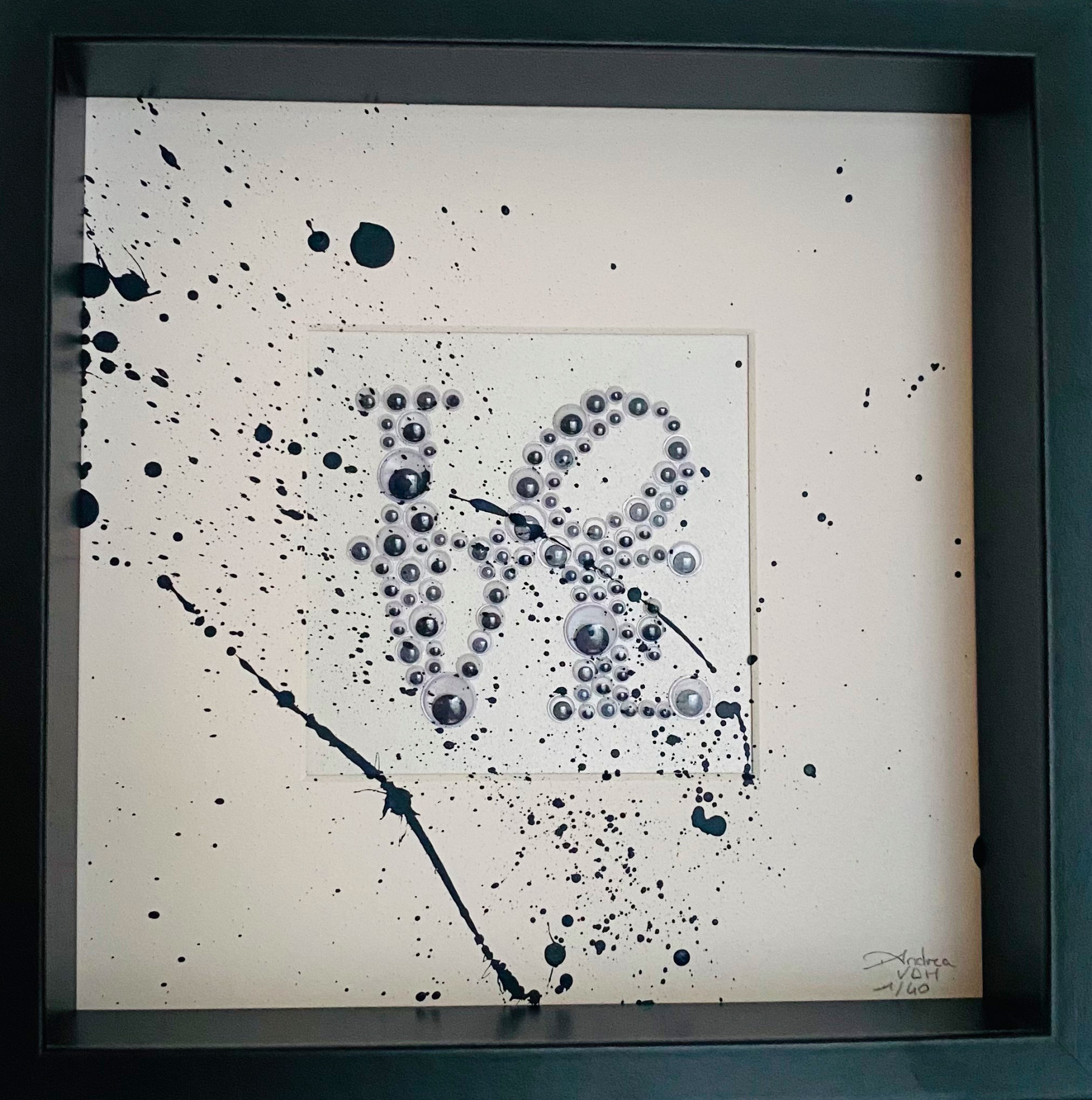 Andrea Van der Hoeven, Love my eyes, peinture - Galerie de vente et d’achat d’art contemporain en ligne Artalistic