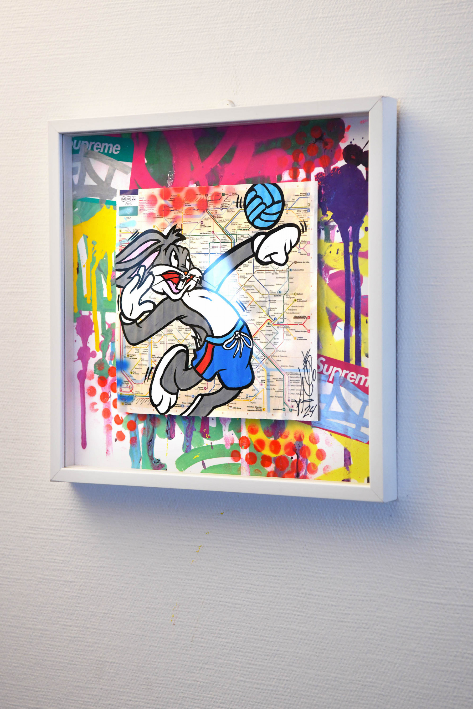 Fat, Bugs bunny, peinture - Galerie de vente et d’achat d’art contemporain en ligne Artalistic