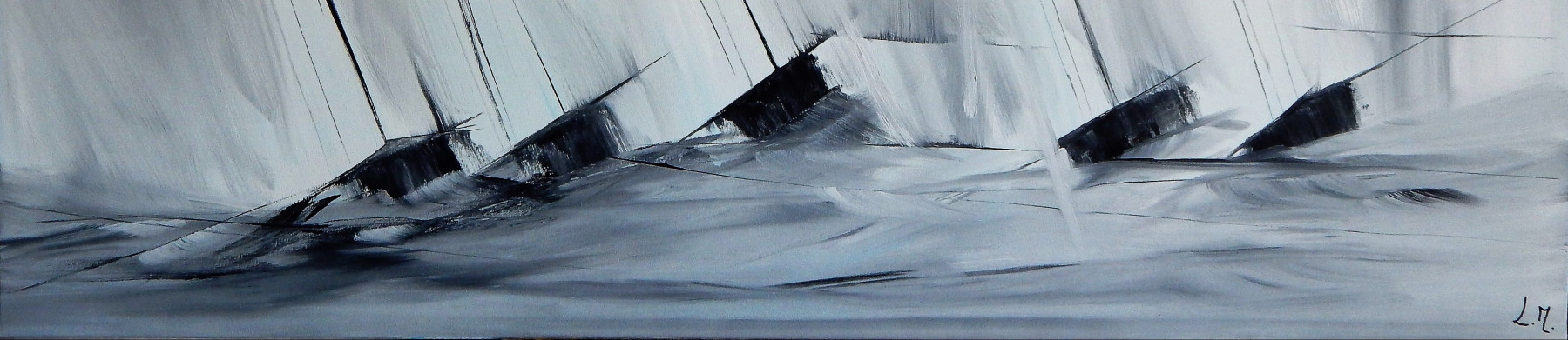 Lydie Massou, Escape, peinture - Galerie de vente et d’achat d’art contemporain en ligne Artalistic