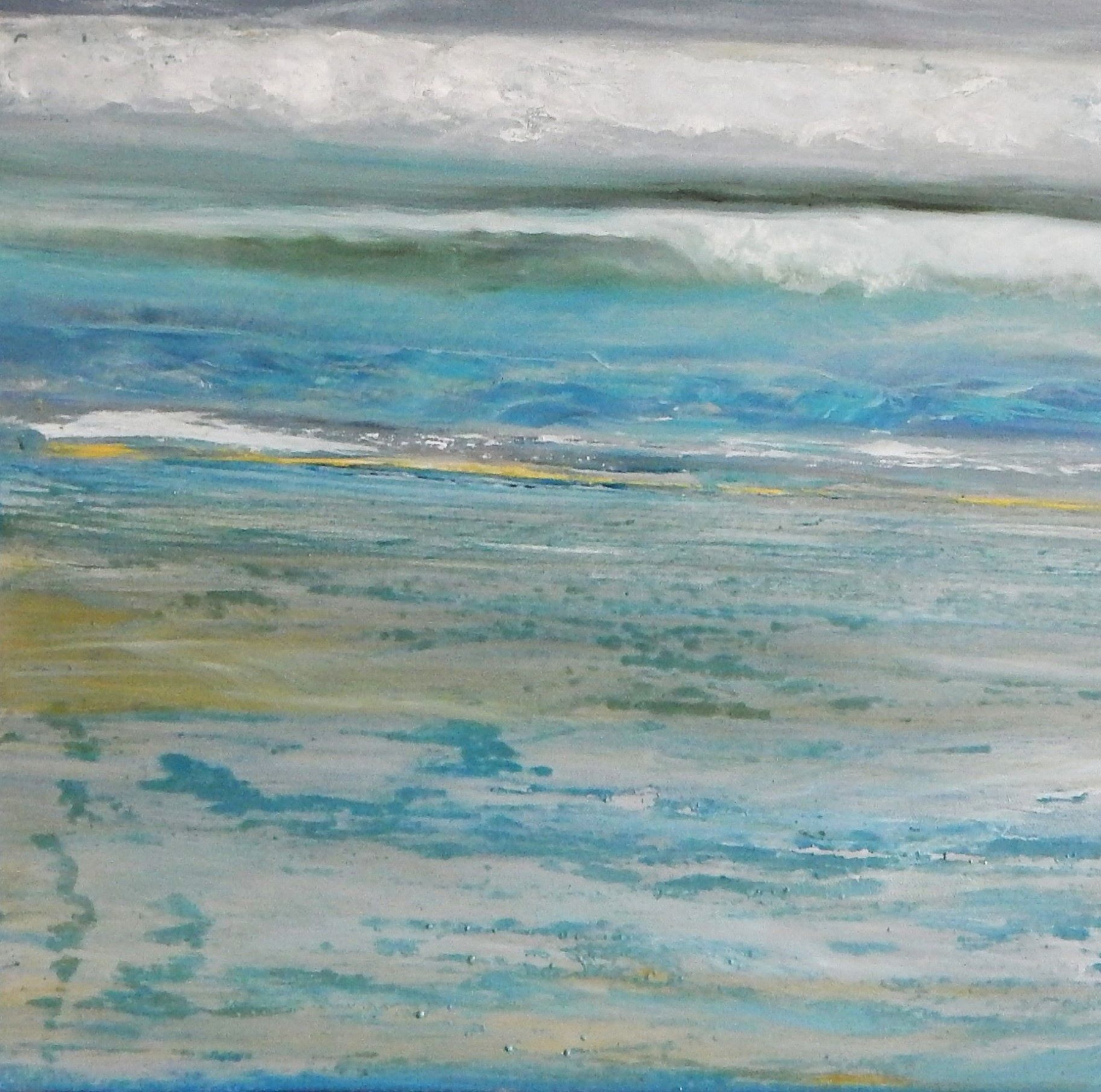 Lydie Massou, se jeter à l'eau, peinture - Galerie de vente et d’achat d’art contemporain en ligne Artalistic
