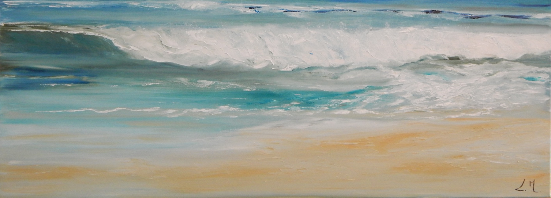 Lydie Massou, Dream océan, peinture - Galerie de vente et d’achat d’art contemporain en ligne Artalistic