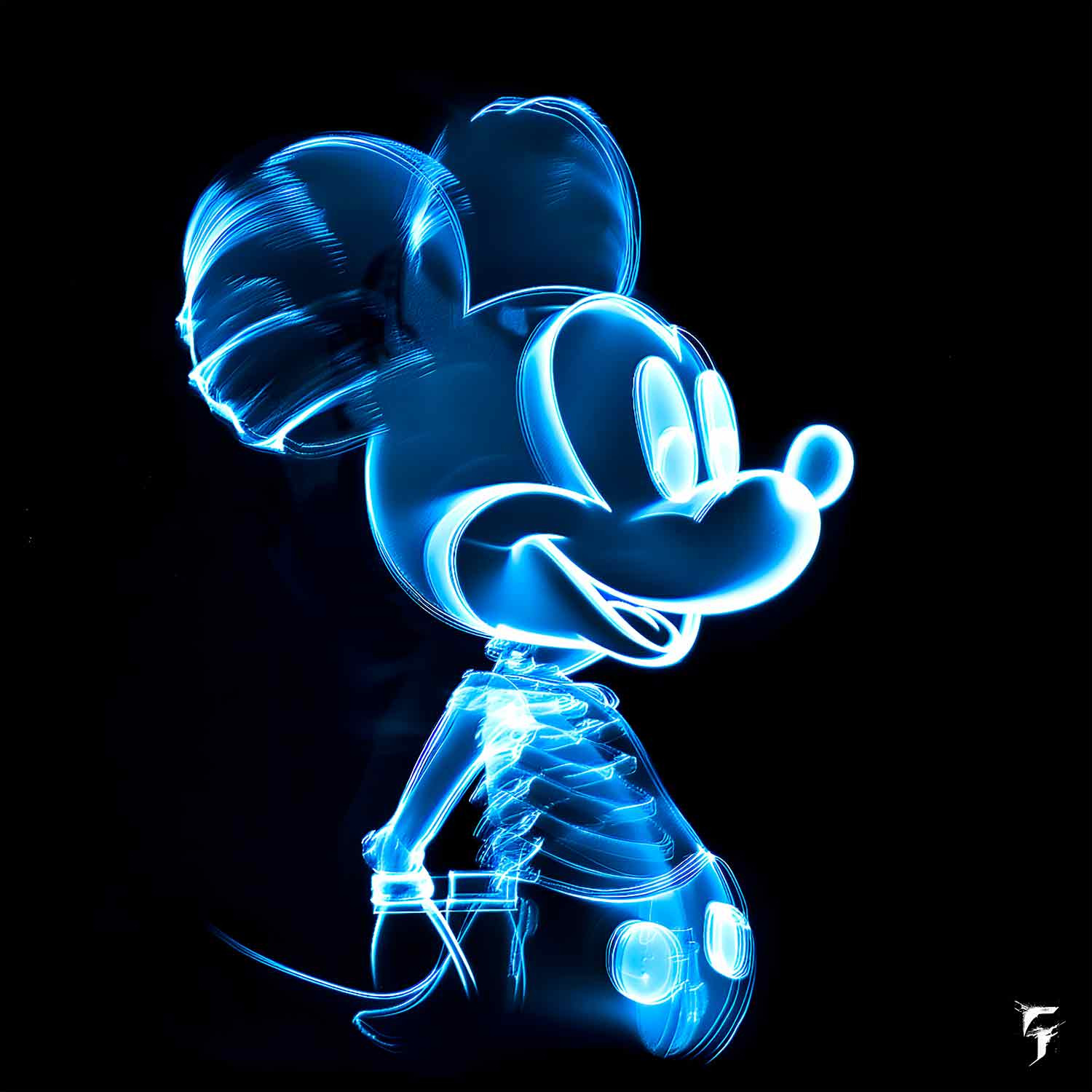 Chroma, Mickey au rayon X, edition - Galerie de vente et d’achat d’art contemporain en ligne Artalistic