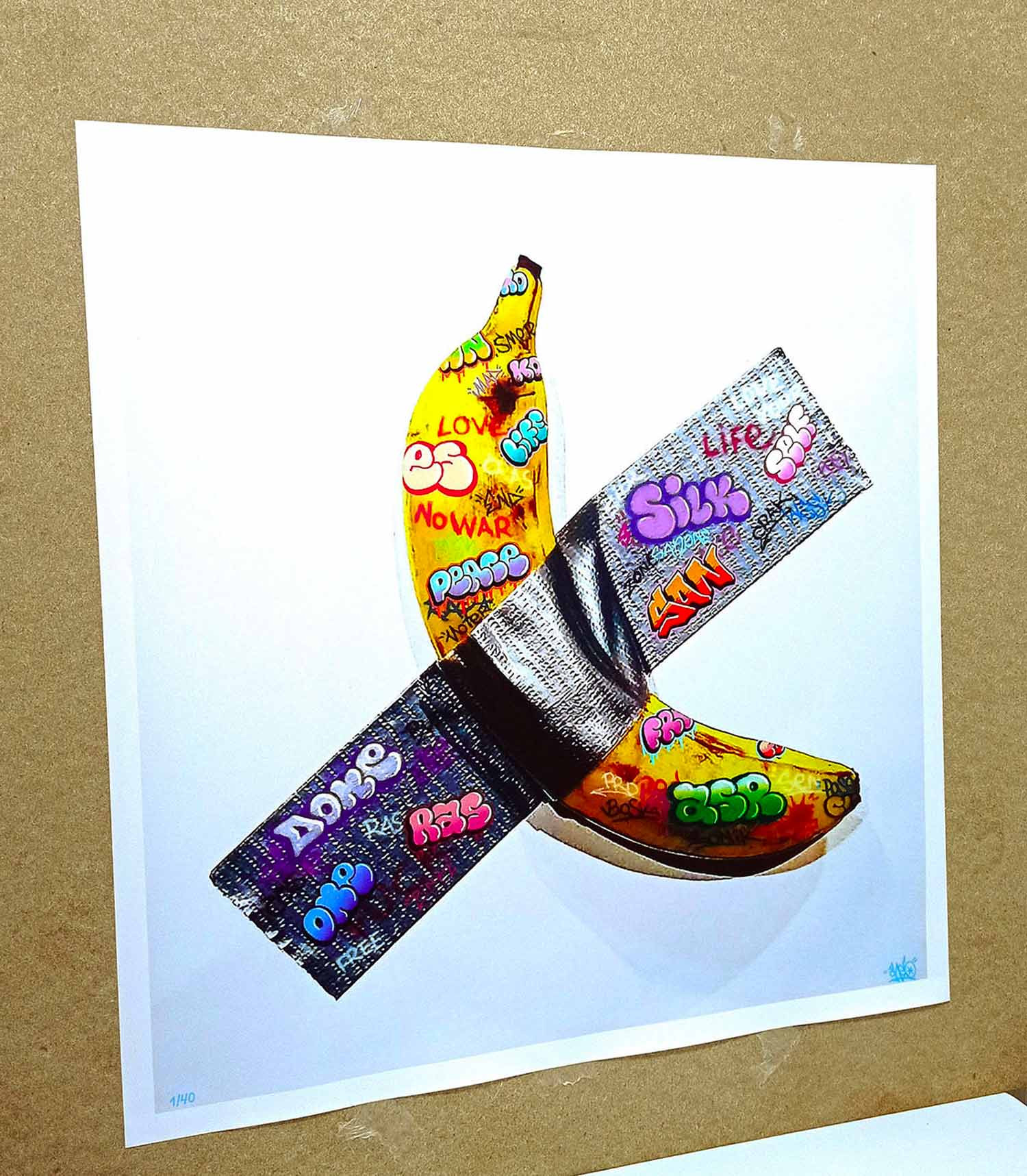 Ches, Vandal banana, edition - Artalistic online contemporary art buying and selling gallery