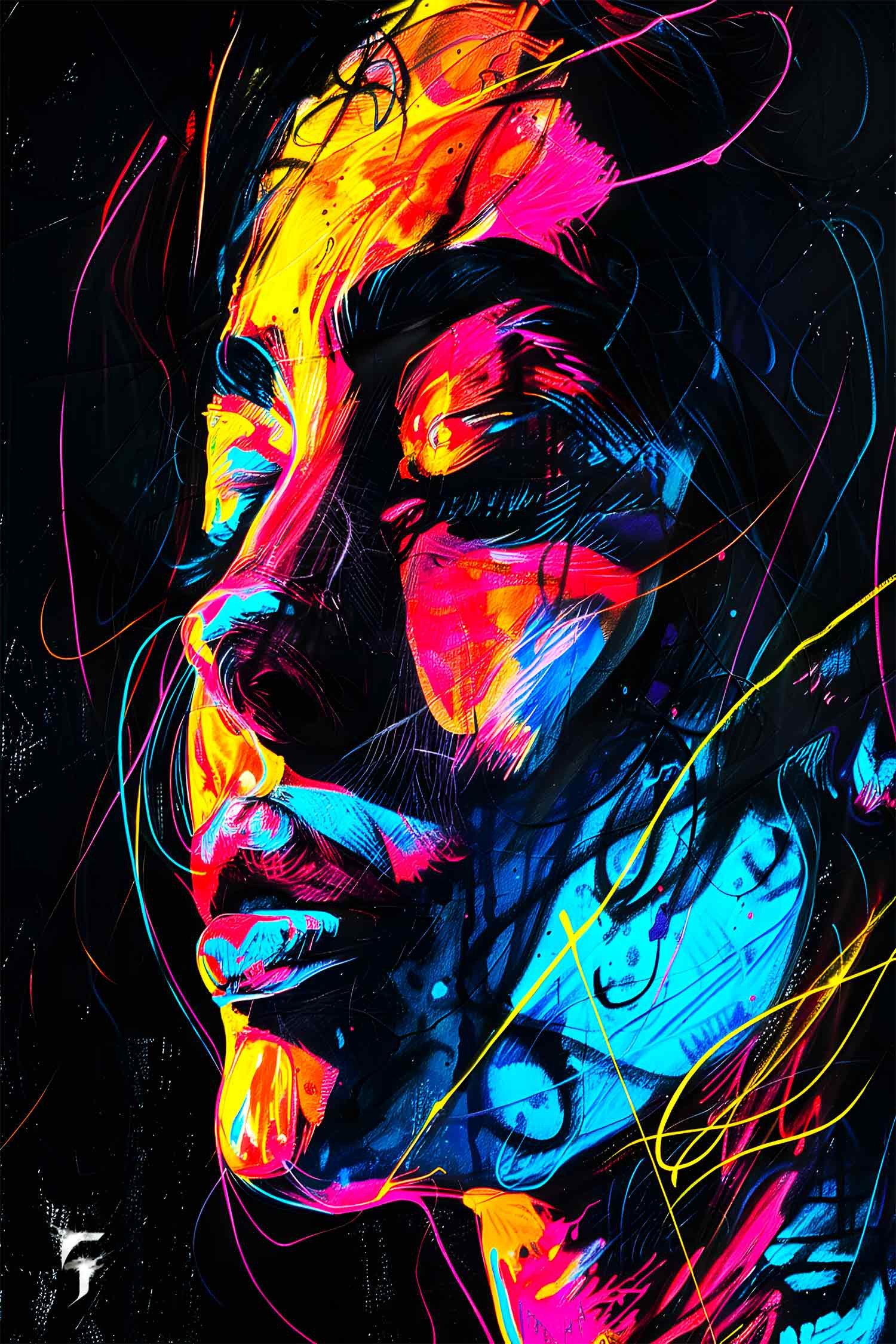 Chroma, Eclat de profil vibrant, edition - Galerie de vente et d’achat d’art contemporain en ligne Artalistic