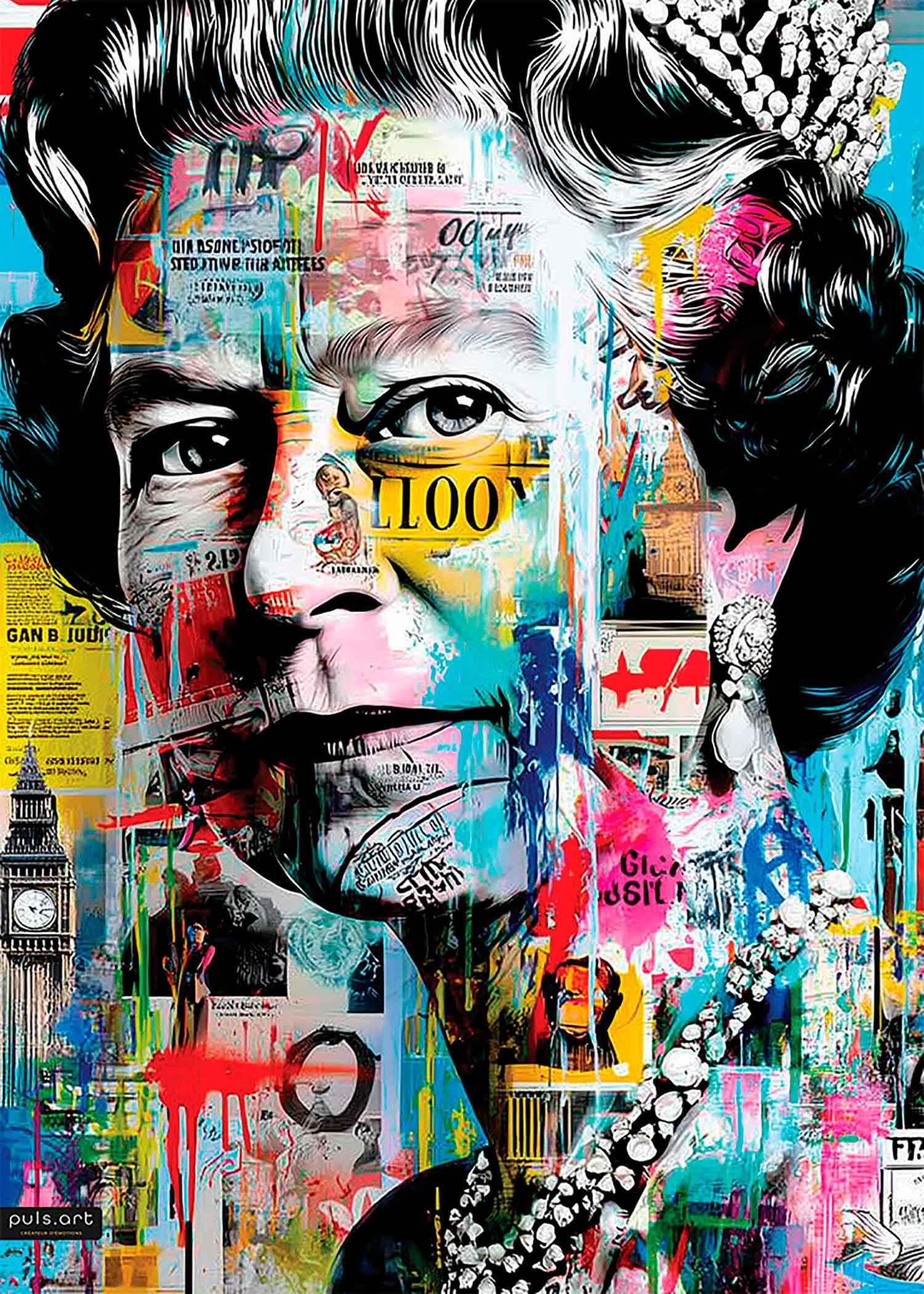 Puls, Queen Mum, edition - Galerie de vente et d’achat d’art contemporain en ligne Artalistic